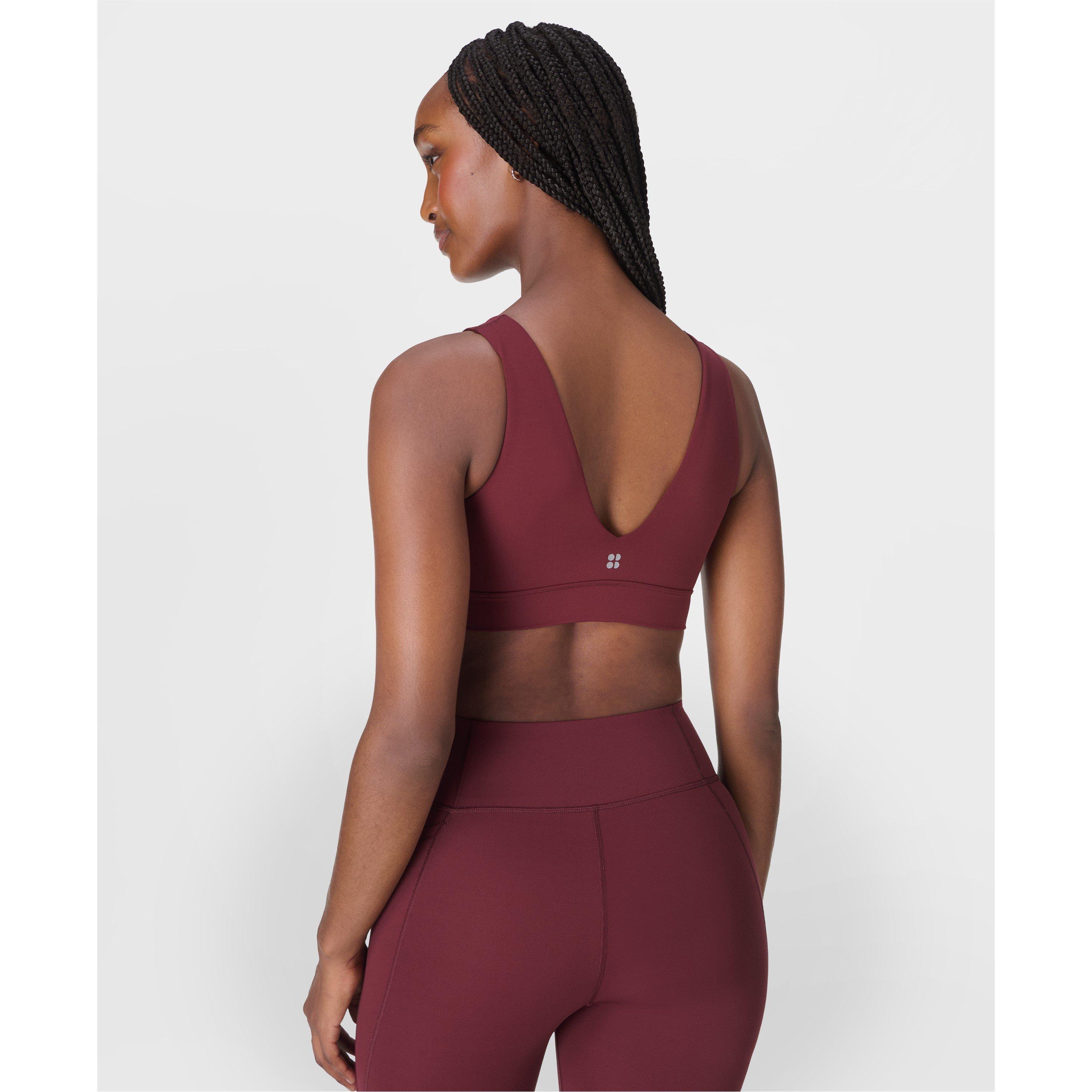garnet red - Sweaty Betty - Women's Medium Impact Sports Bra - 2