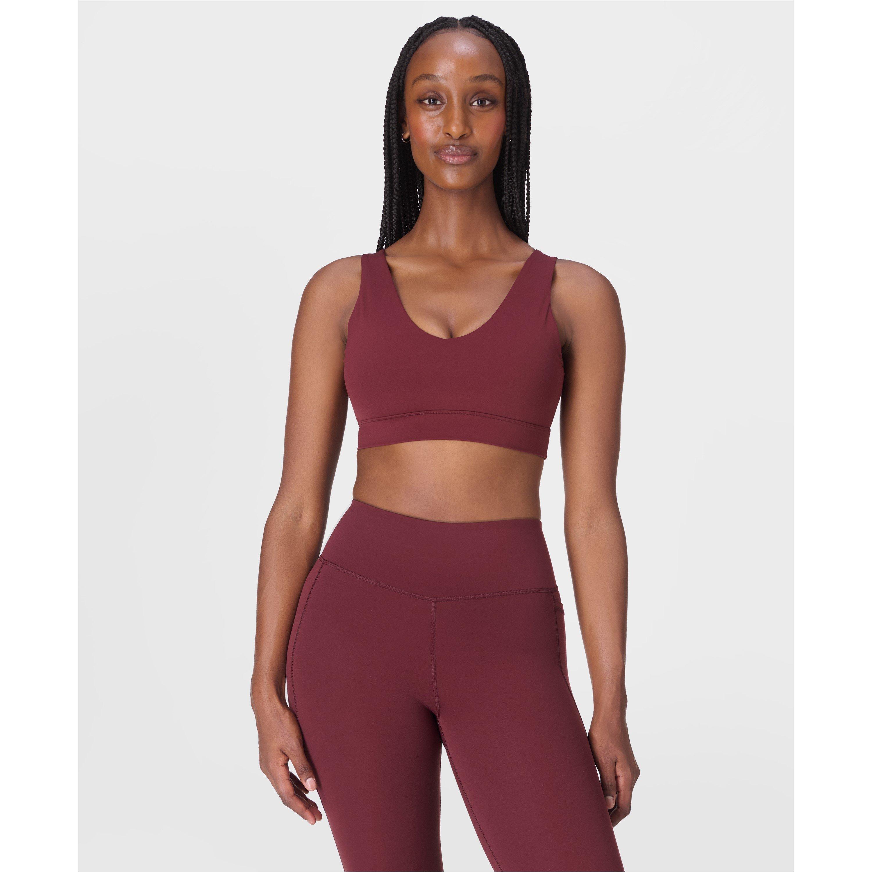 garnet red - Sweaty Betty - Women's Medium Impact Sports Bra - 3