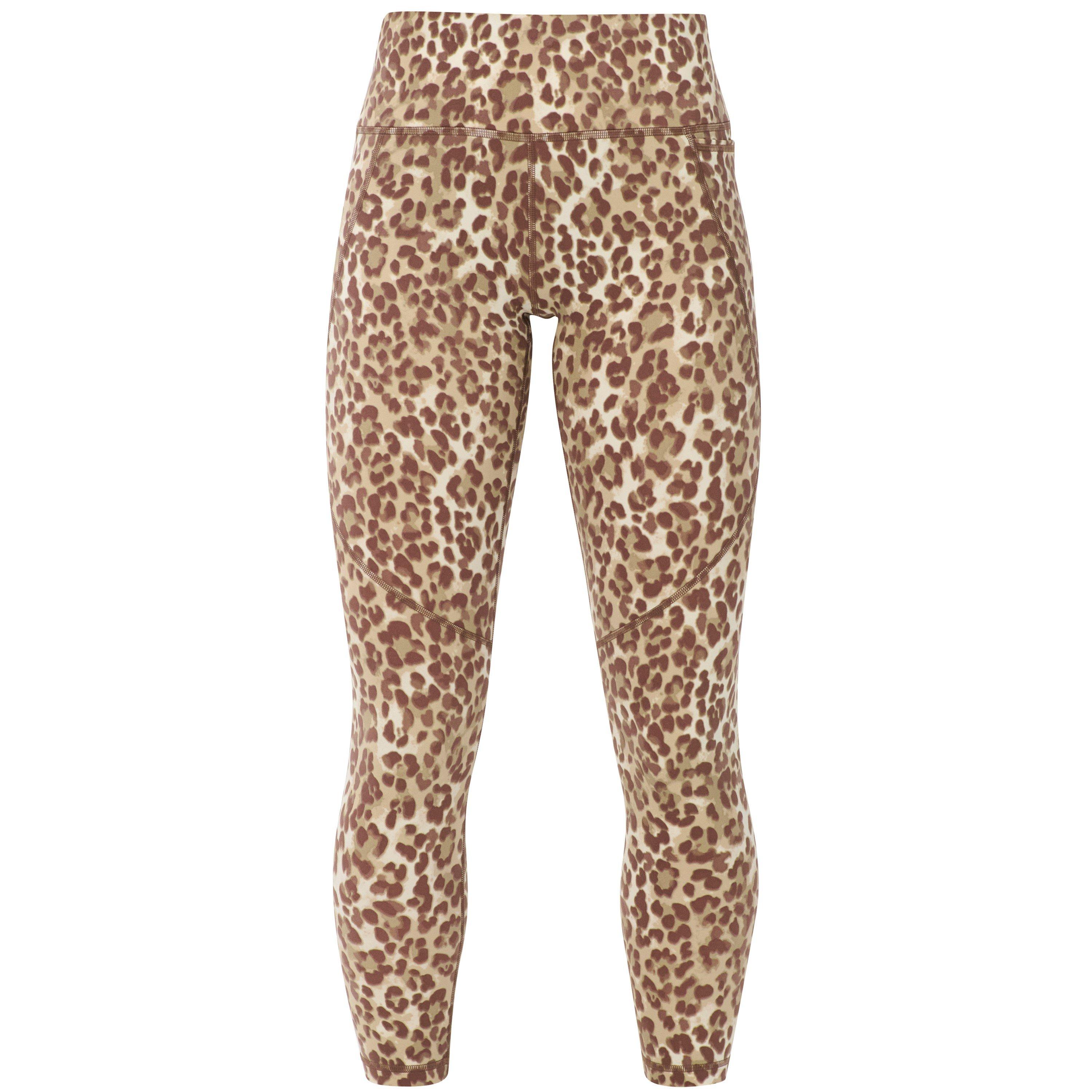 Sweaty Betty Women's High Rise Sweat Wicking Performance Gym Leggings - Beige Leo - 8 (XS)