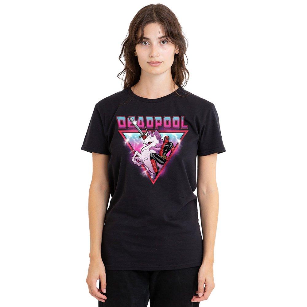 Marvel Deadpool Metal Unicorn Wade T-Shirt Black