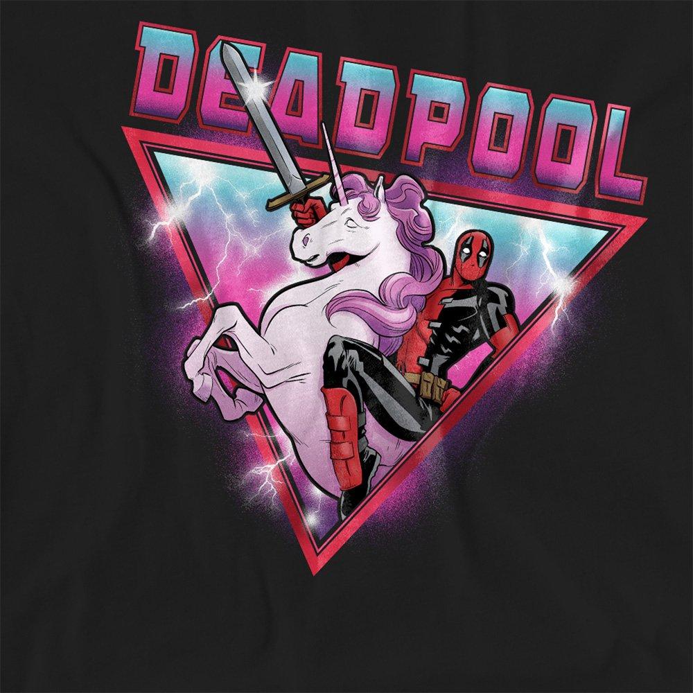 Black - Marvel - Deadpool Metal Unicorn Wade T-Shirt Black - 2