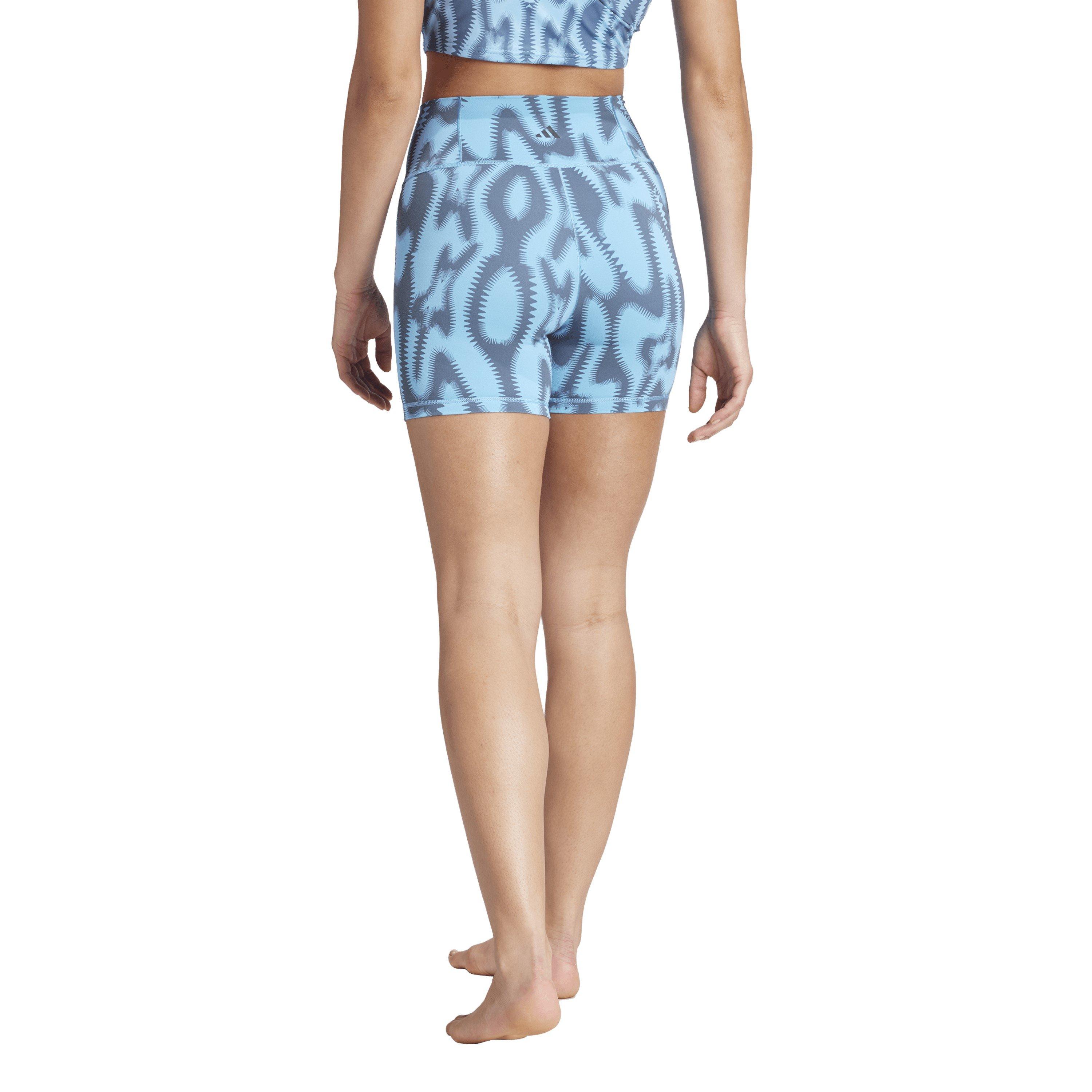 Blu - adidas - All Over Print Compression Shorts - 3