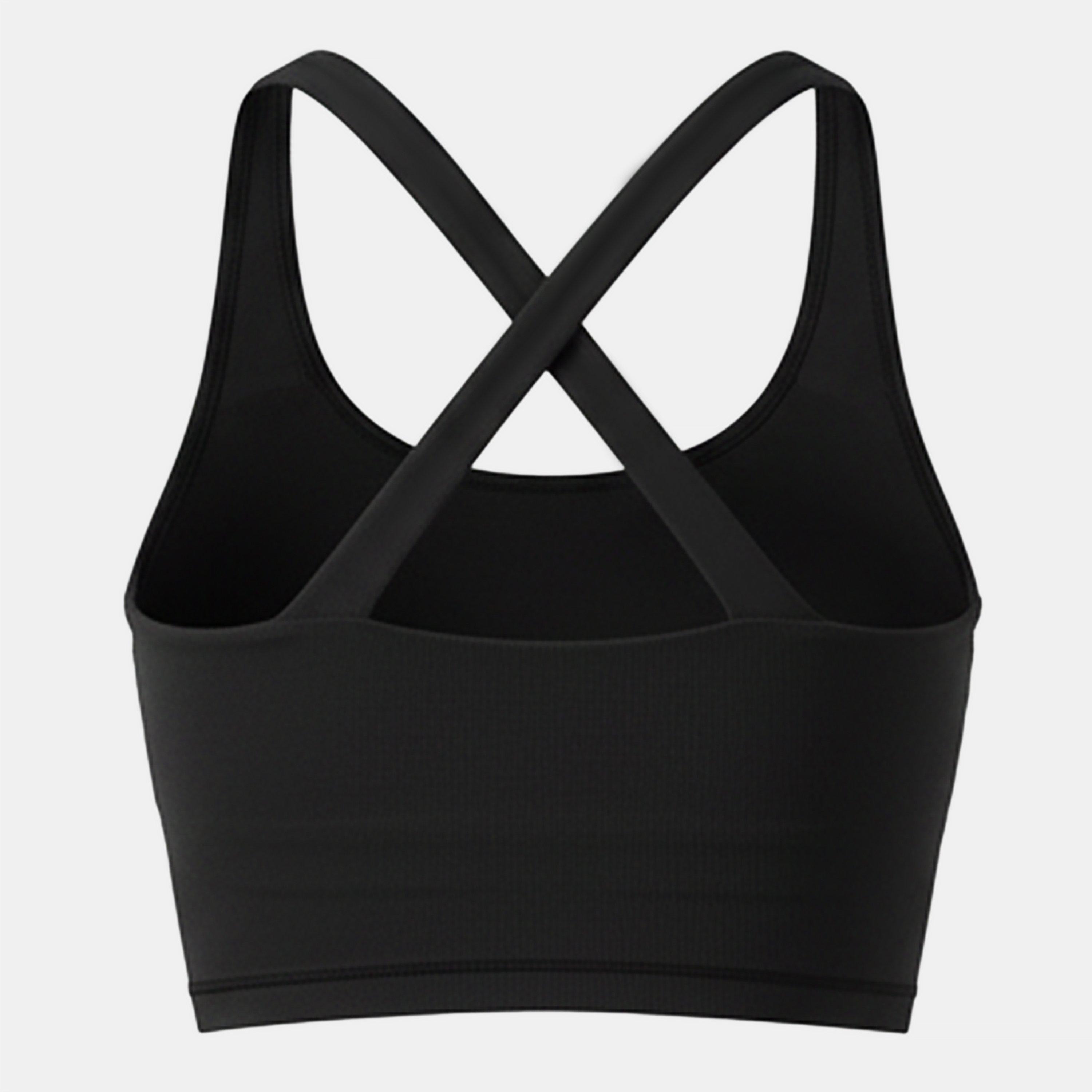 Black - USA Pro - Pro Square Neck Bra Womens - 2