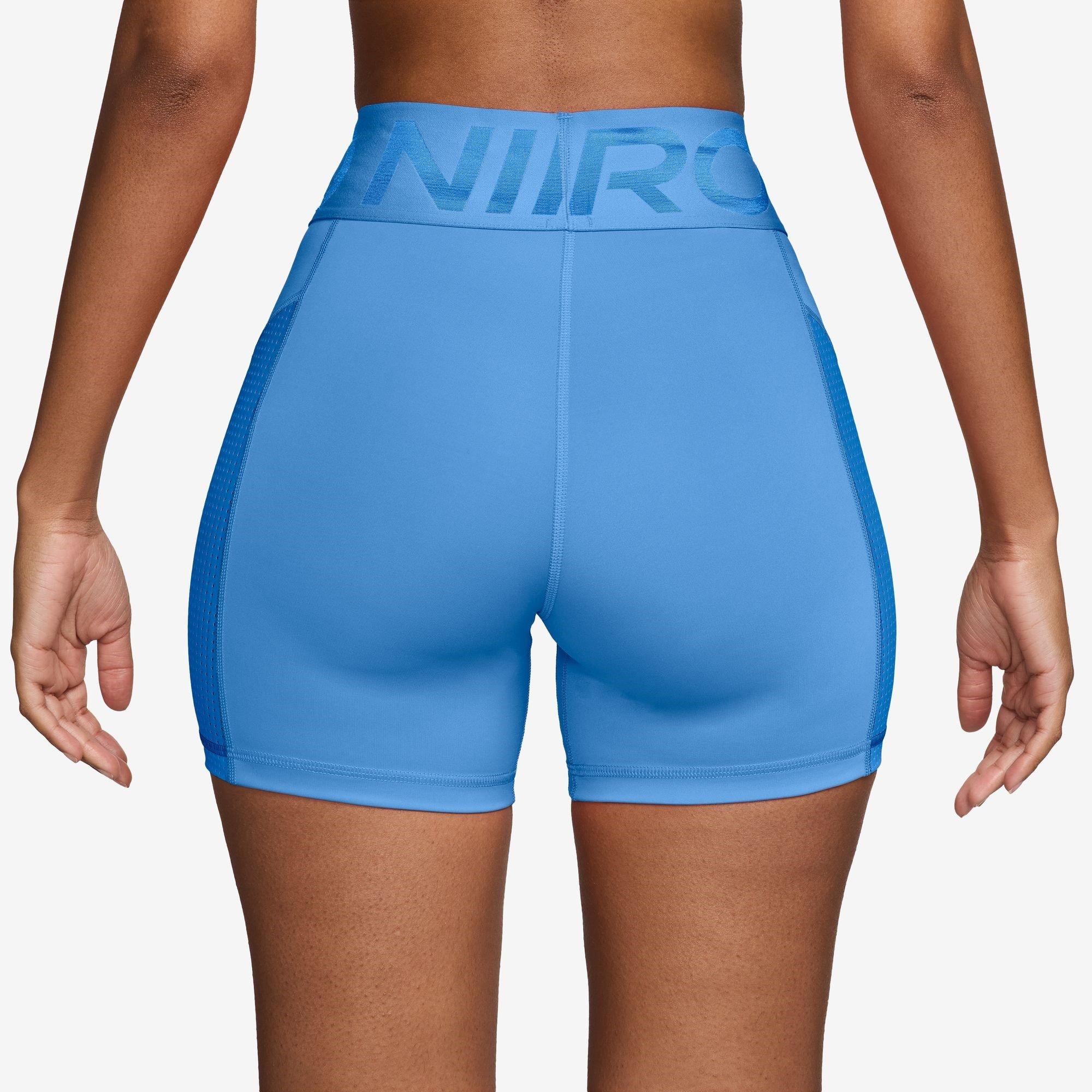 University Blue - Nike - Women's Performance Gym Shorts - 2
