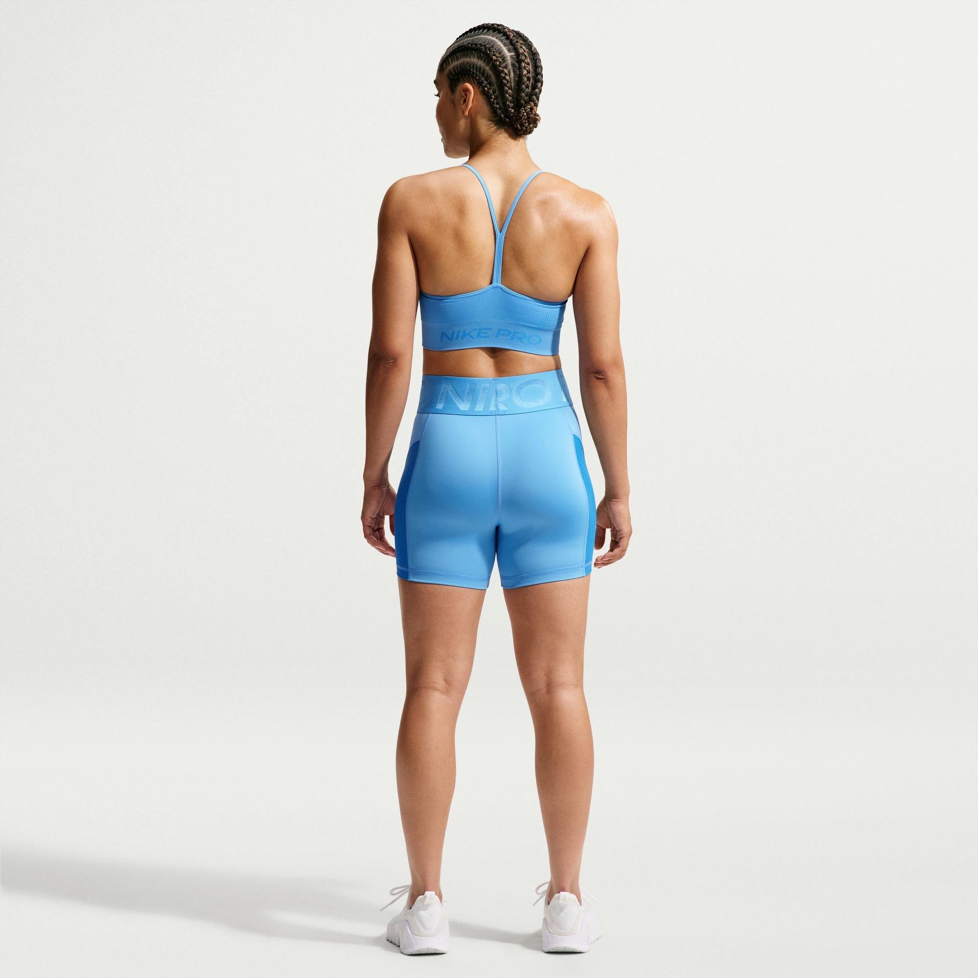 University Blue - Nike - Women's Performance Gym Shorts - 8