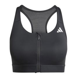 adidas Powerreact Medium Support Zip Bra Womens