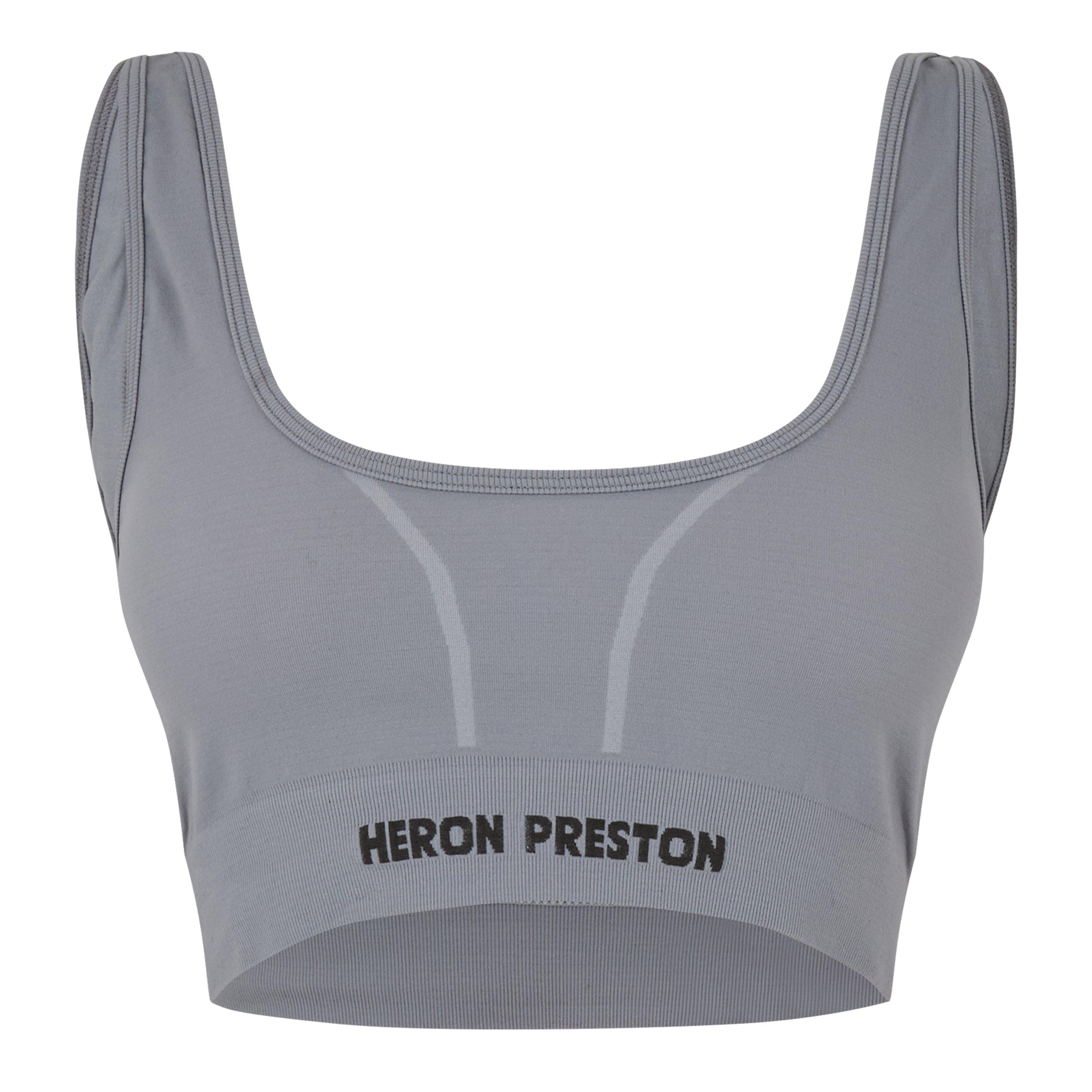 Heron Preston Women's Medium Impact Sports Bra - Black - 14 (L)