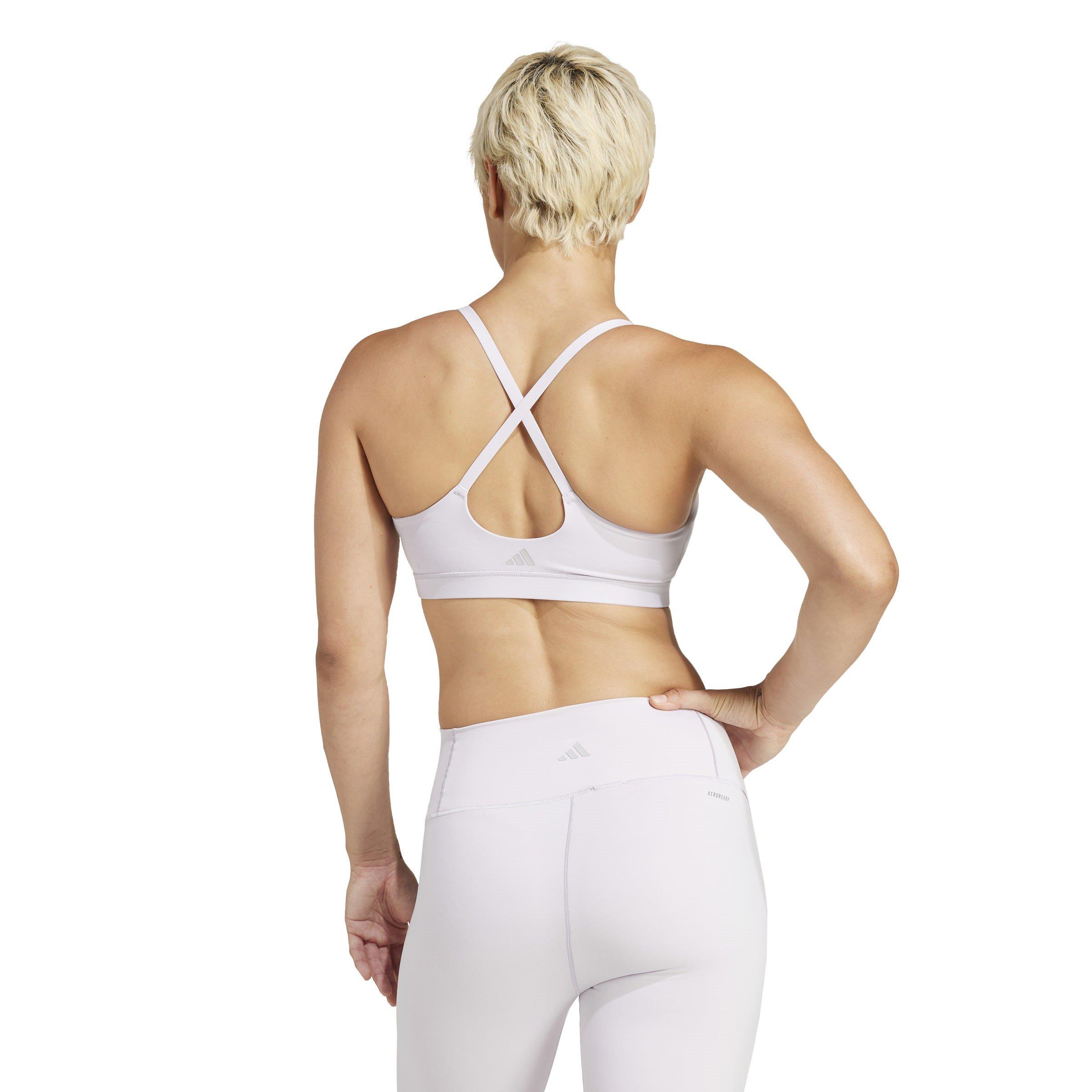 Ljubičasta. - adidas - All Me Light Support Bra Low Impact Sports Womens - 4