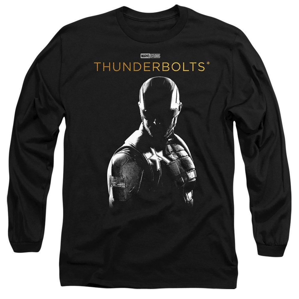 Black - Marvel - Thunderbolts John Walker Highlight Long Sleeve T-S - 1