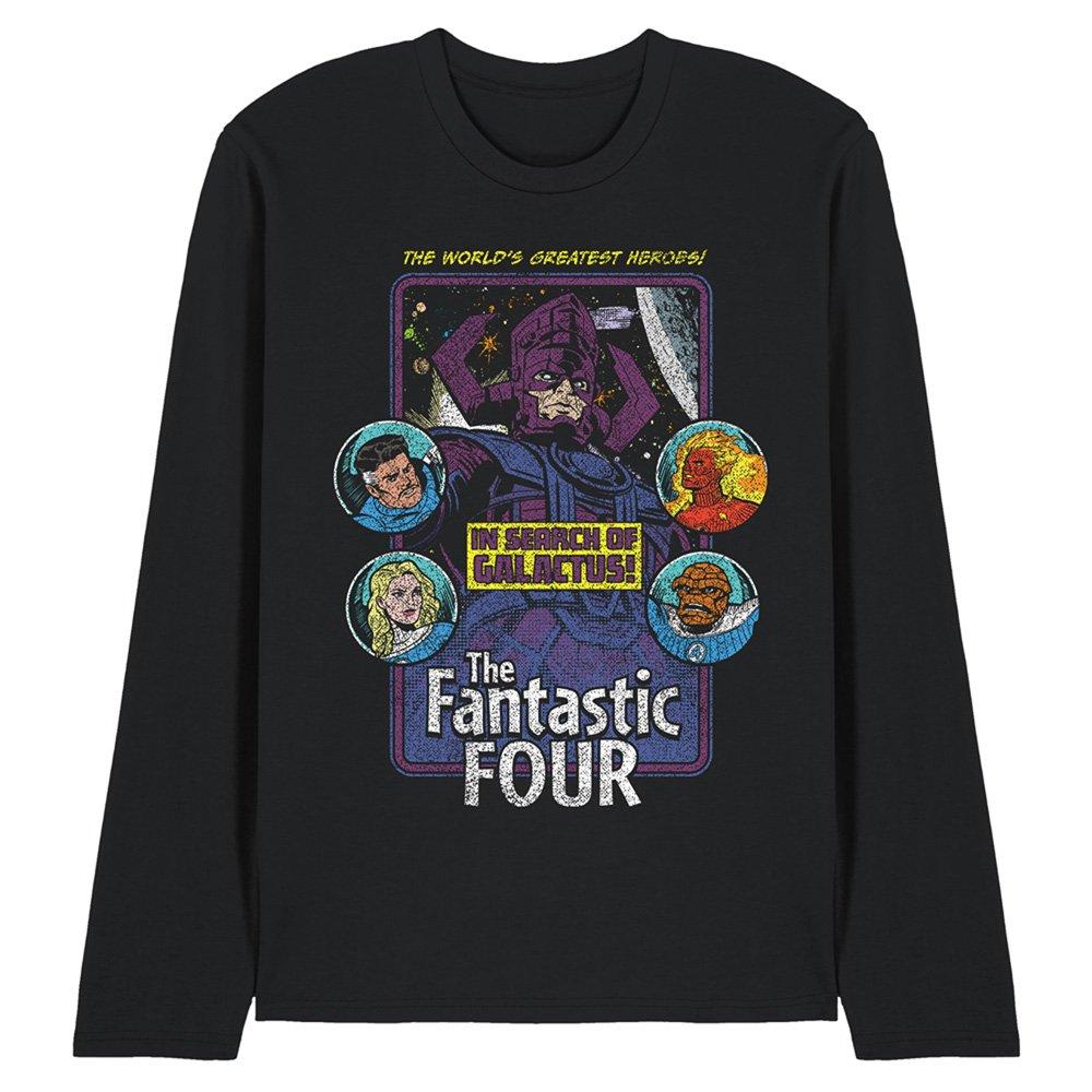 Black - Marvel - Fantastic Four In Search Of Galactus Long Sleeve T - 1
