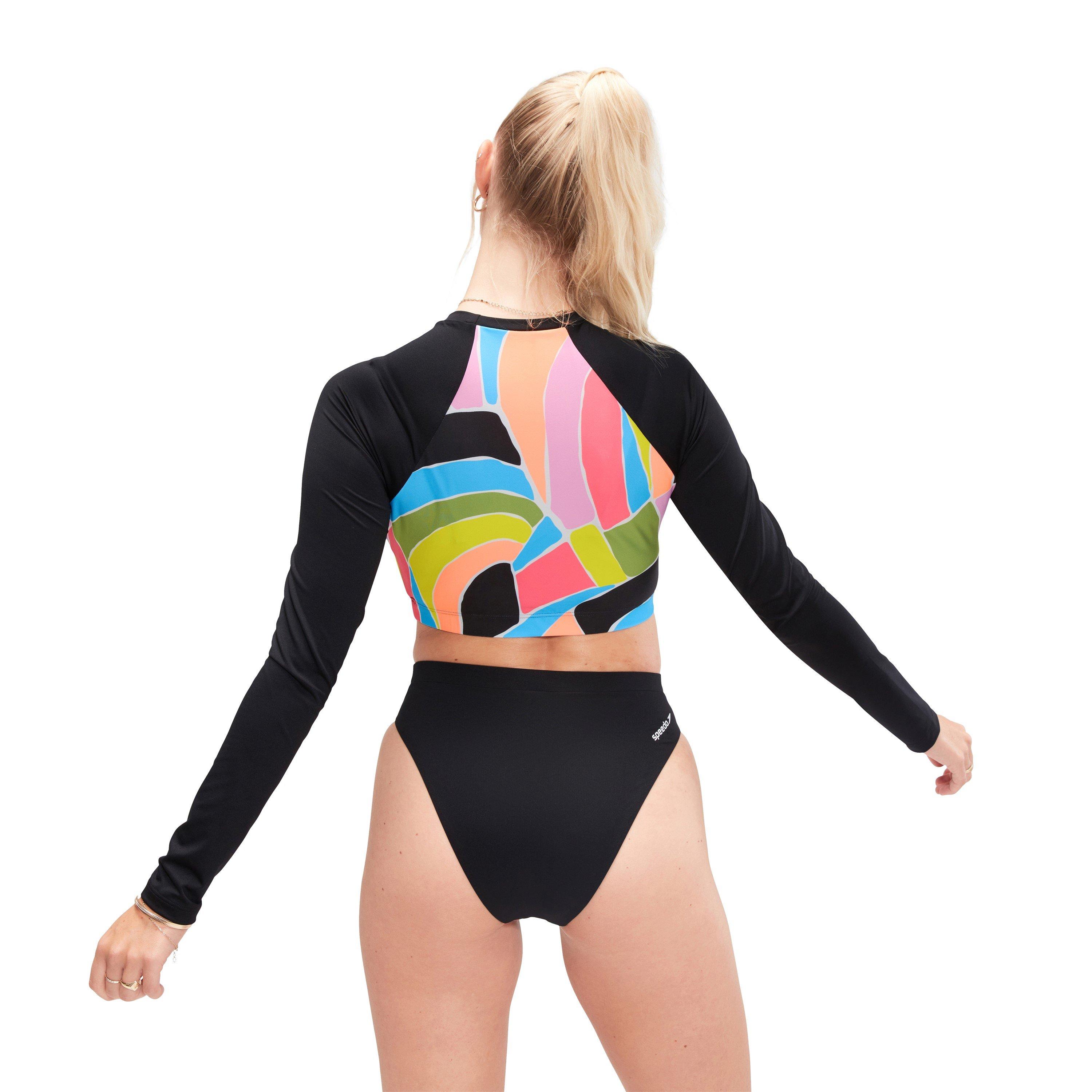 Multi - Speedo - Printed Long-Sleeve Performance Gym Top - 4