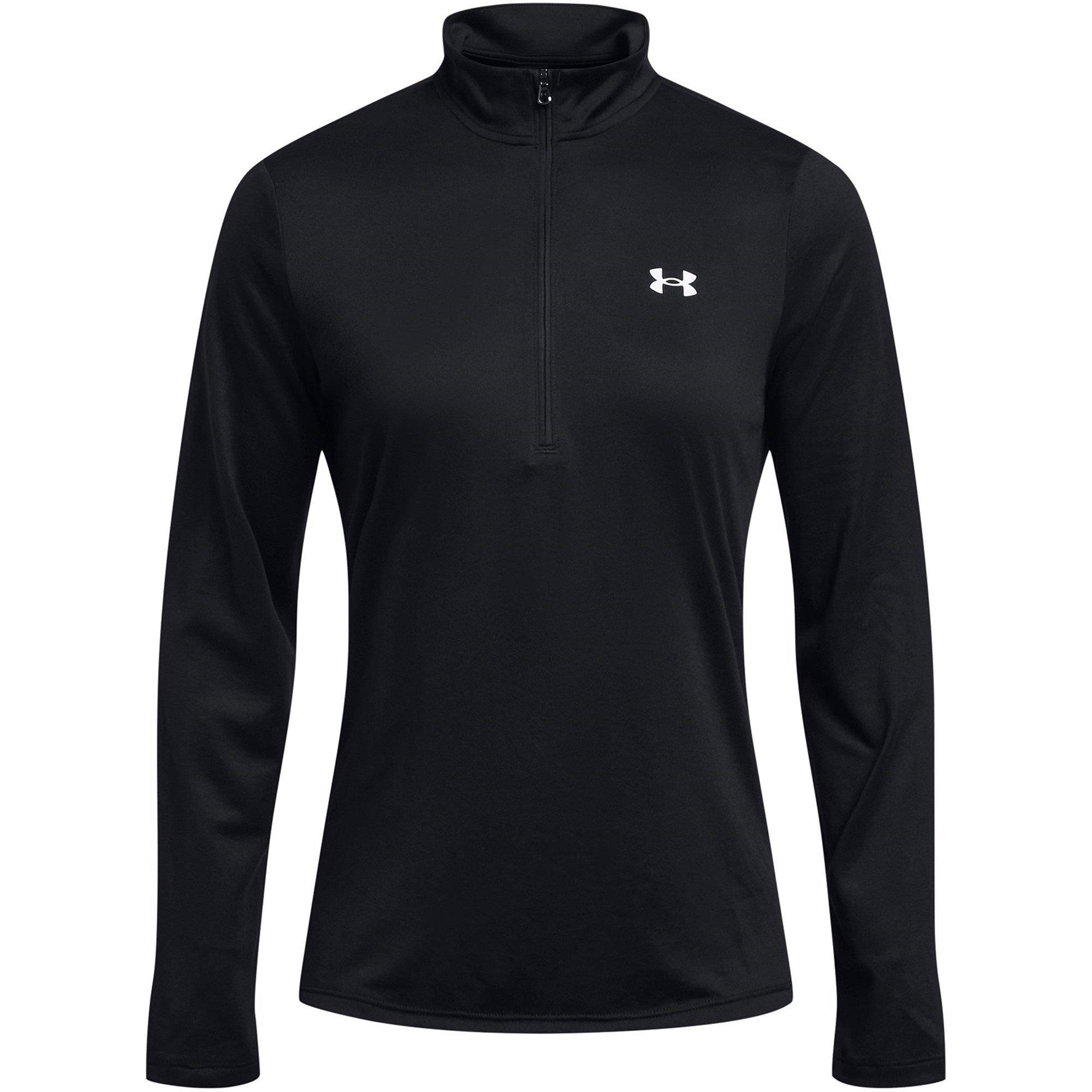 Black - Under Armour - Tech Half Zip Top Womens - 1