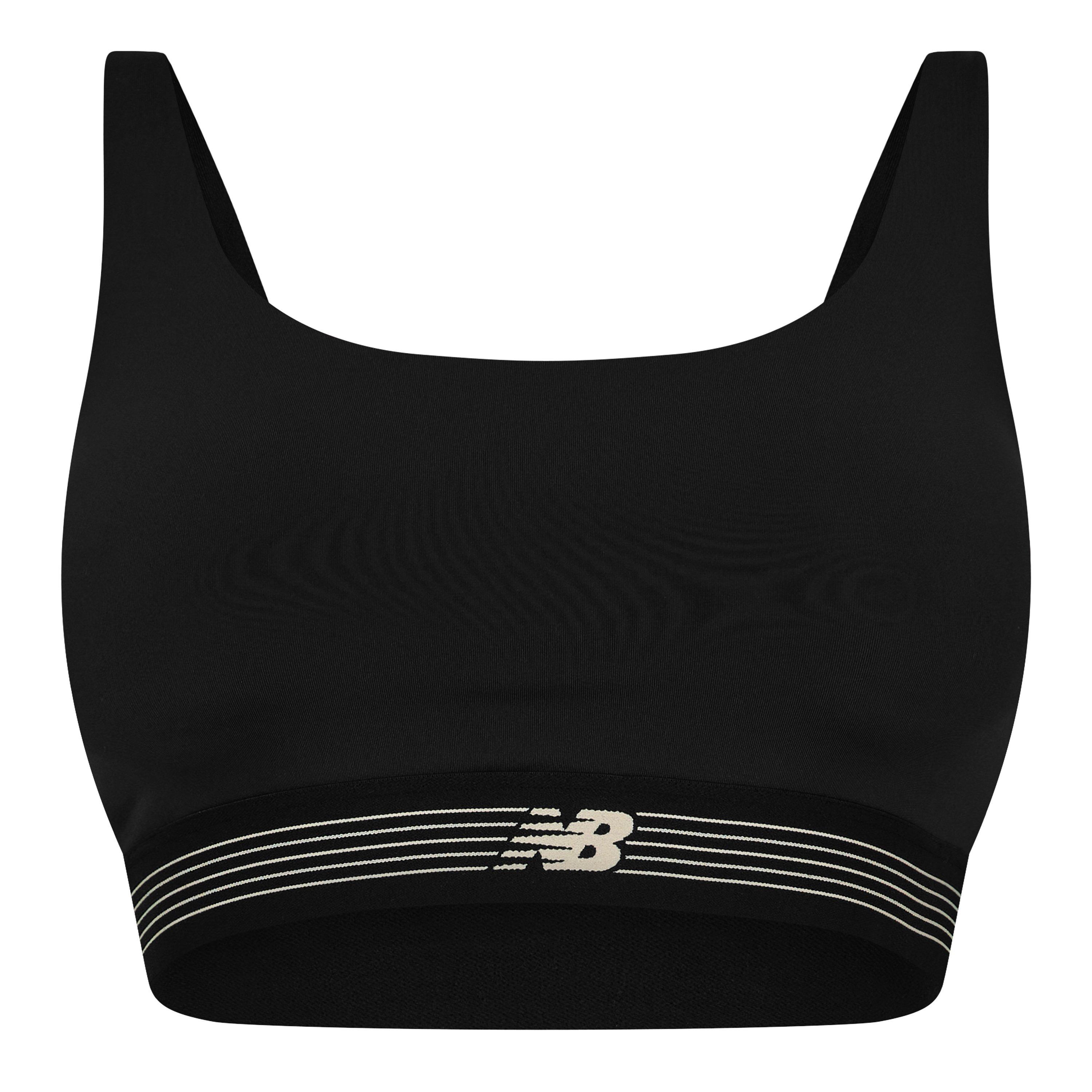 Black - New Balance - Women's AC Train Non Wired Low Impact Sports Bra - 1
