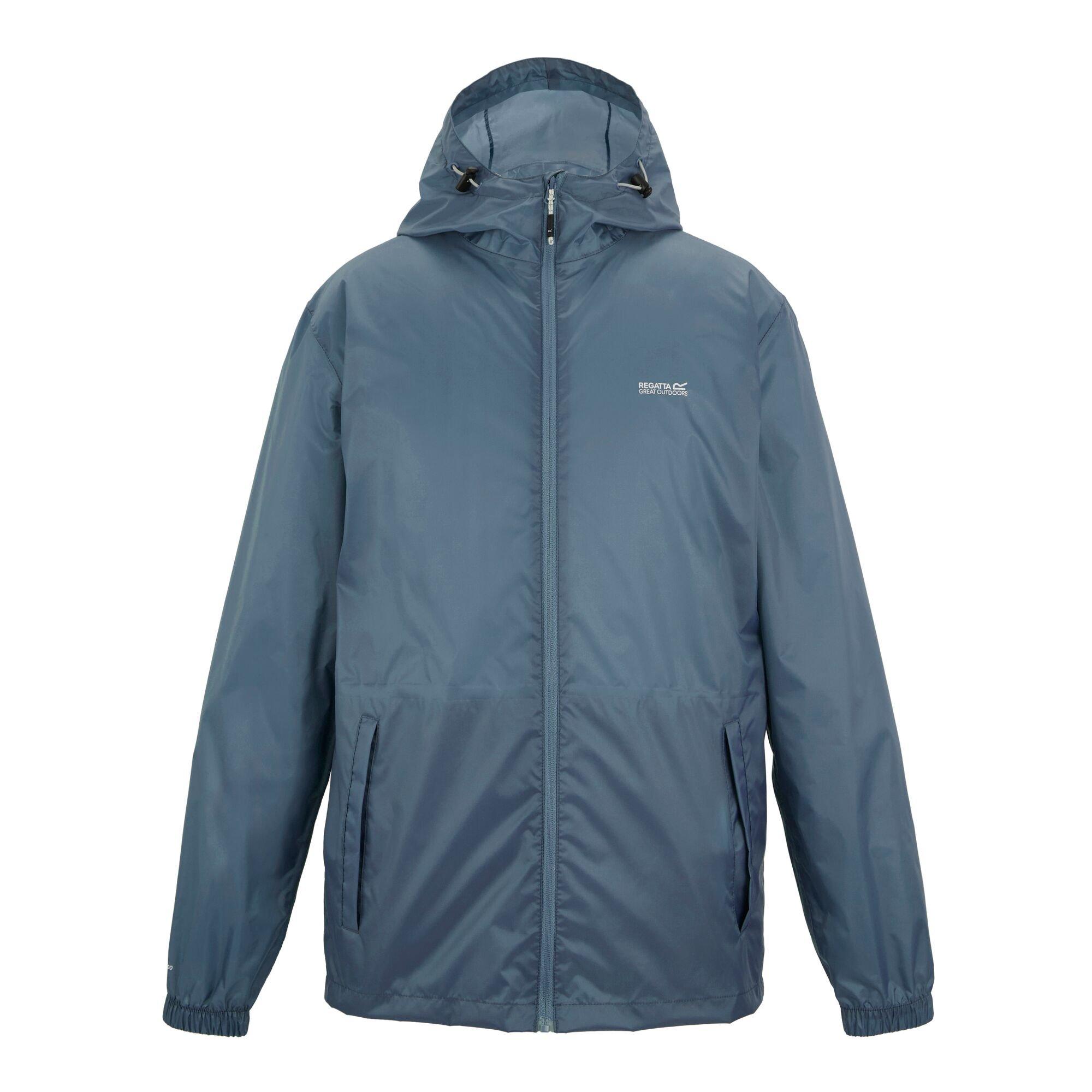 Regatta Men's Duck Egg Blue Pack-It Iii Waterproof Packaway Jacket In | : Small - Image 6