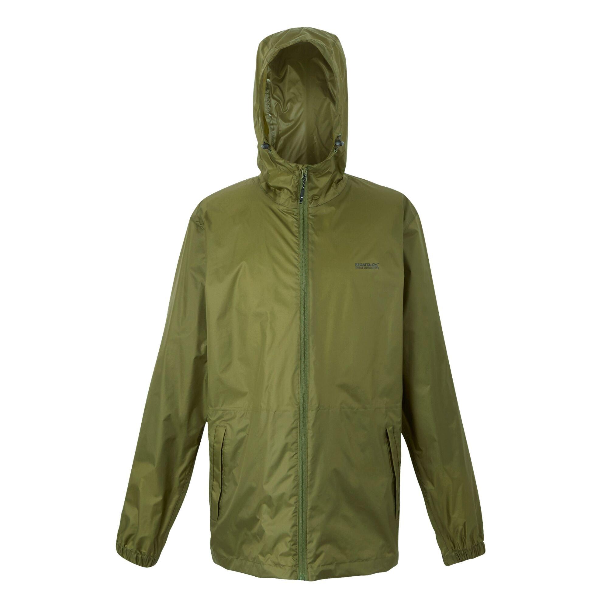 Nephrite Green - Regatta - Mens Pack-It III Waterproof Jacket - 7
