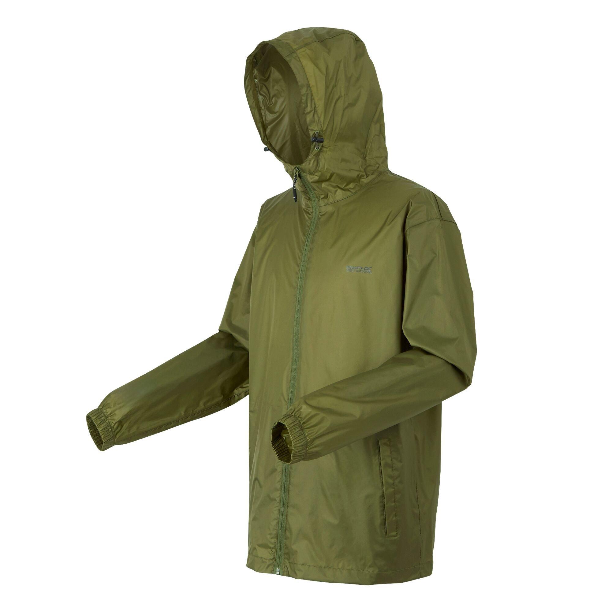 Nephrite Green - Regatta - Mens Pack-It III Waterproof Jacket - 9