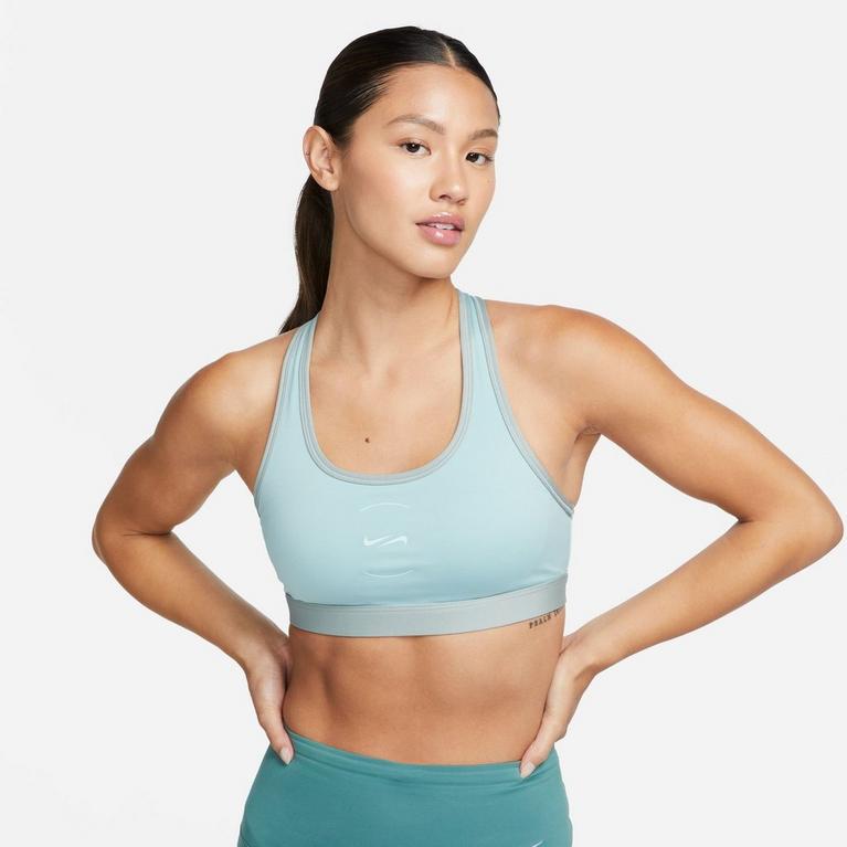 Nike Indy Women's Training Sports Bra - Mineral/White