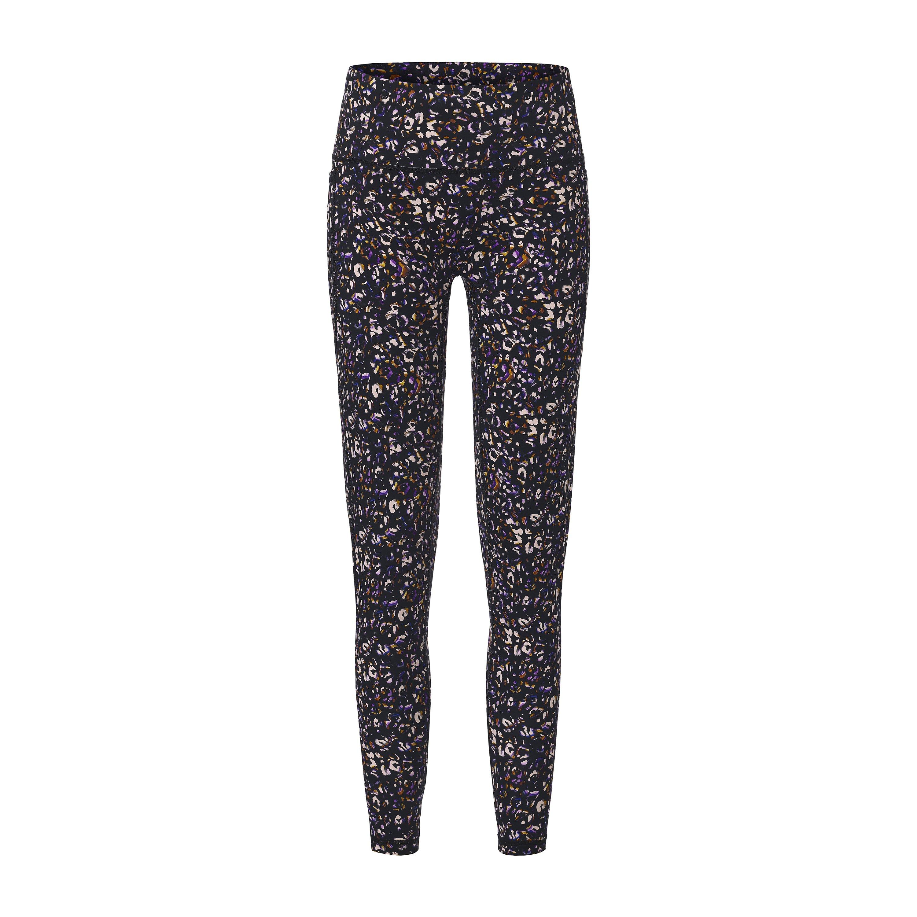 Black Leopard - Biba - Women's Move Tight Performance Gym Leggings - 1