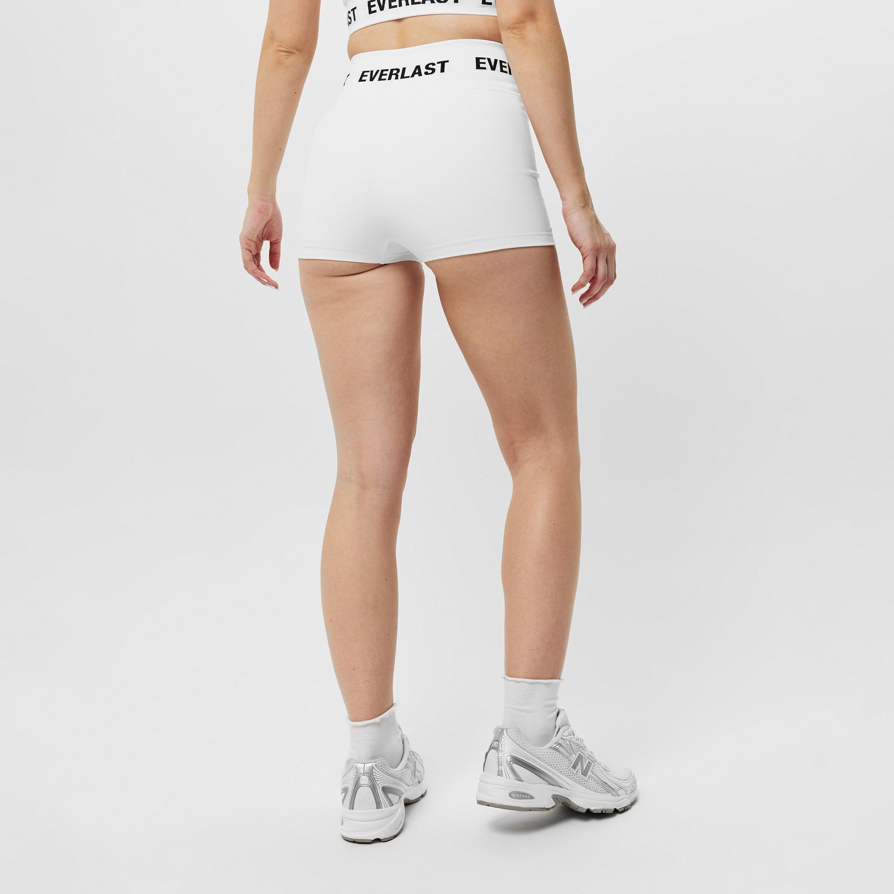White - Everlast - Women's Performance Gym Shorts - 2