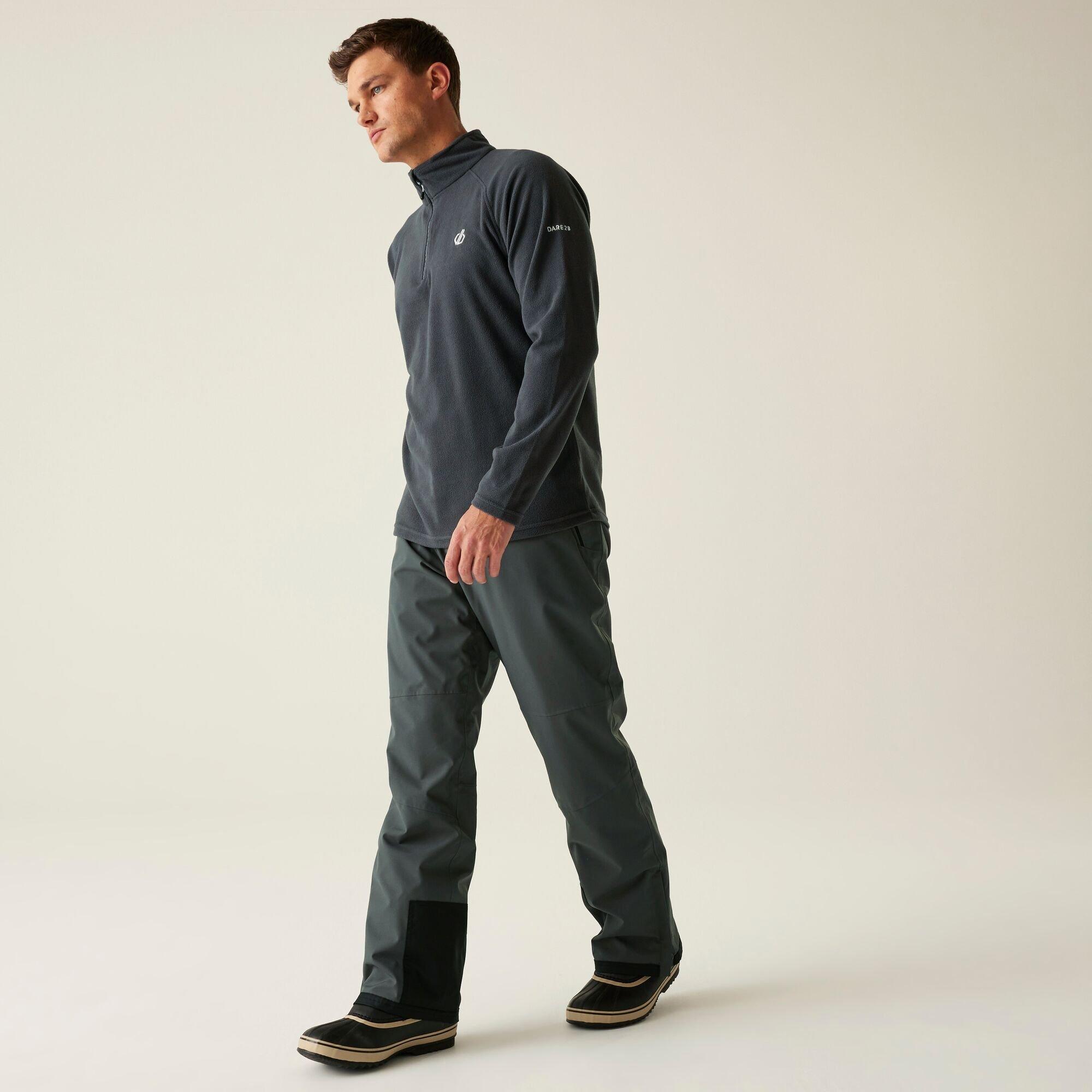 Ebony Grey - Dare 2b - Mens Freethink II Half Zip Fleece - 3