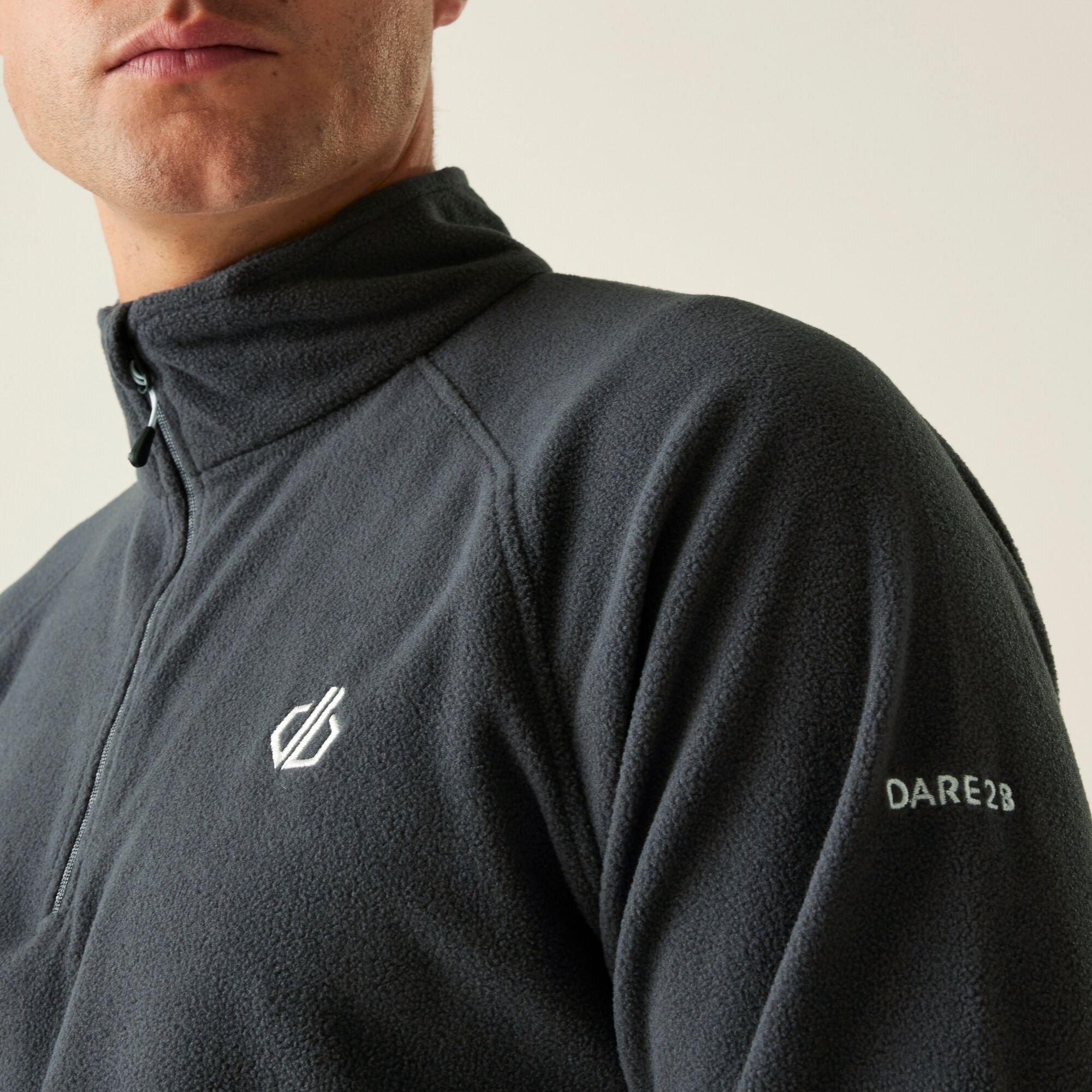 Ebony Grey - Dare 2b - Mens Freethink II Half Zip Fleece - 4