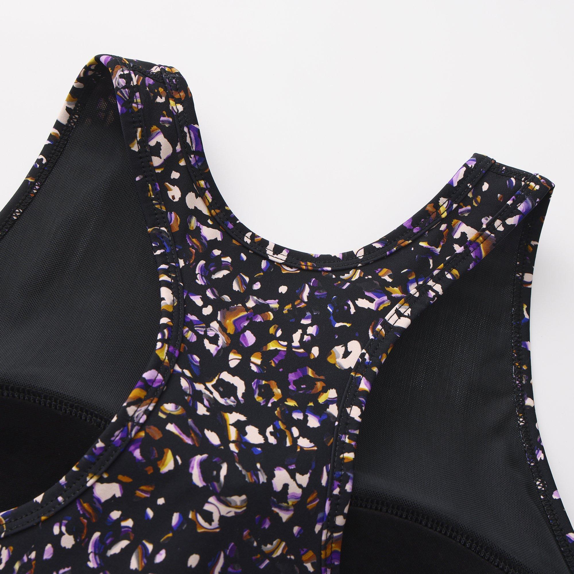 Zwarte Luipaard - Biba - Move Tank Scoop Cropped Performance Gym Vest - 6