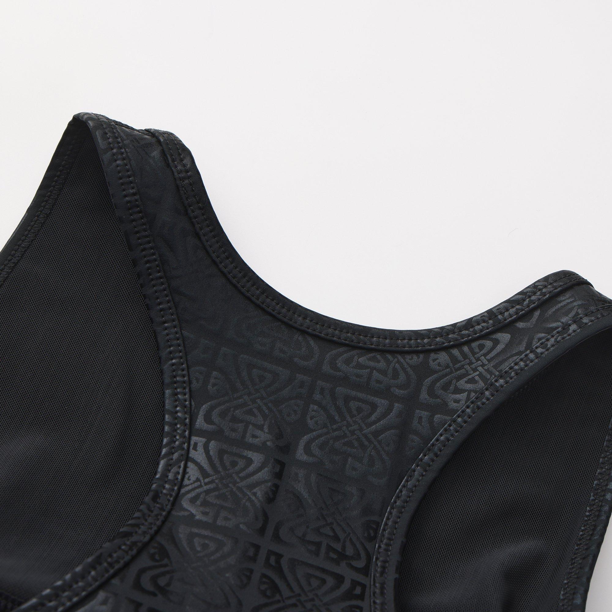 Shine Logo - Biba - Women's Move Tank Scoop Cropped Performance Gym Vest - 6