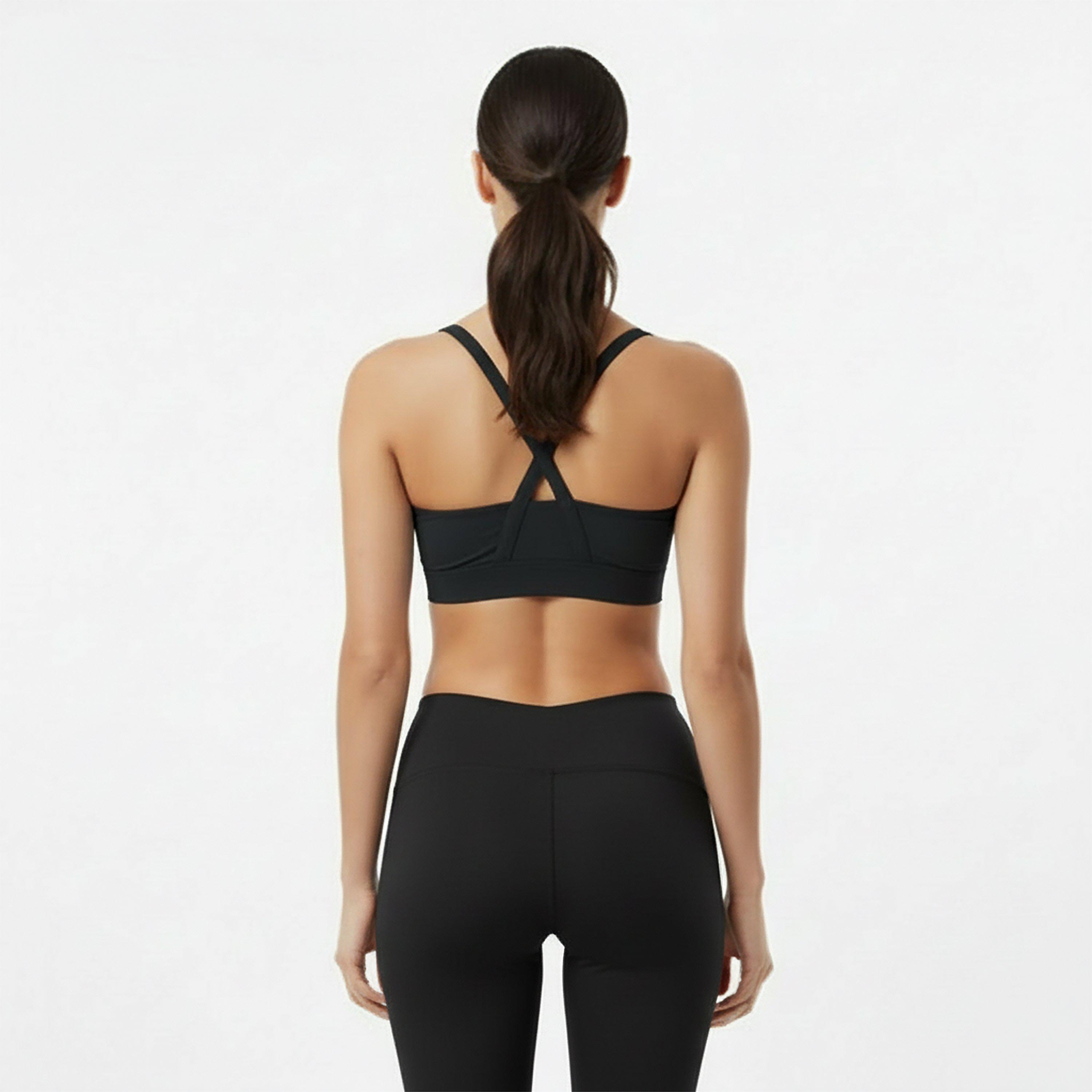 Black - USA Pro - Pro V Front Bra Womens - 4