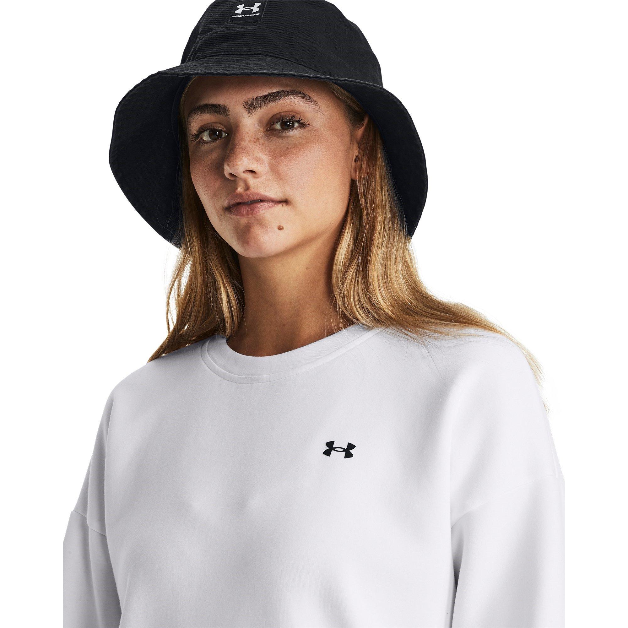 White - Under Armour - Unstoppable Fleece Crew Sweatshirt - 6