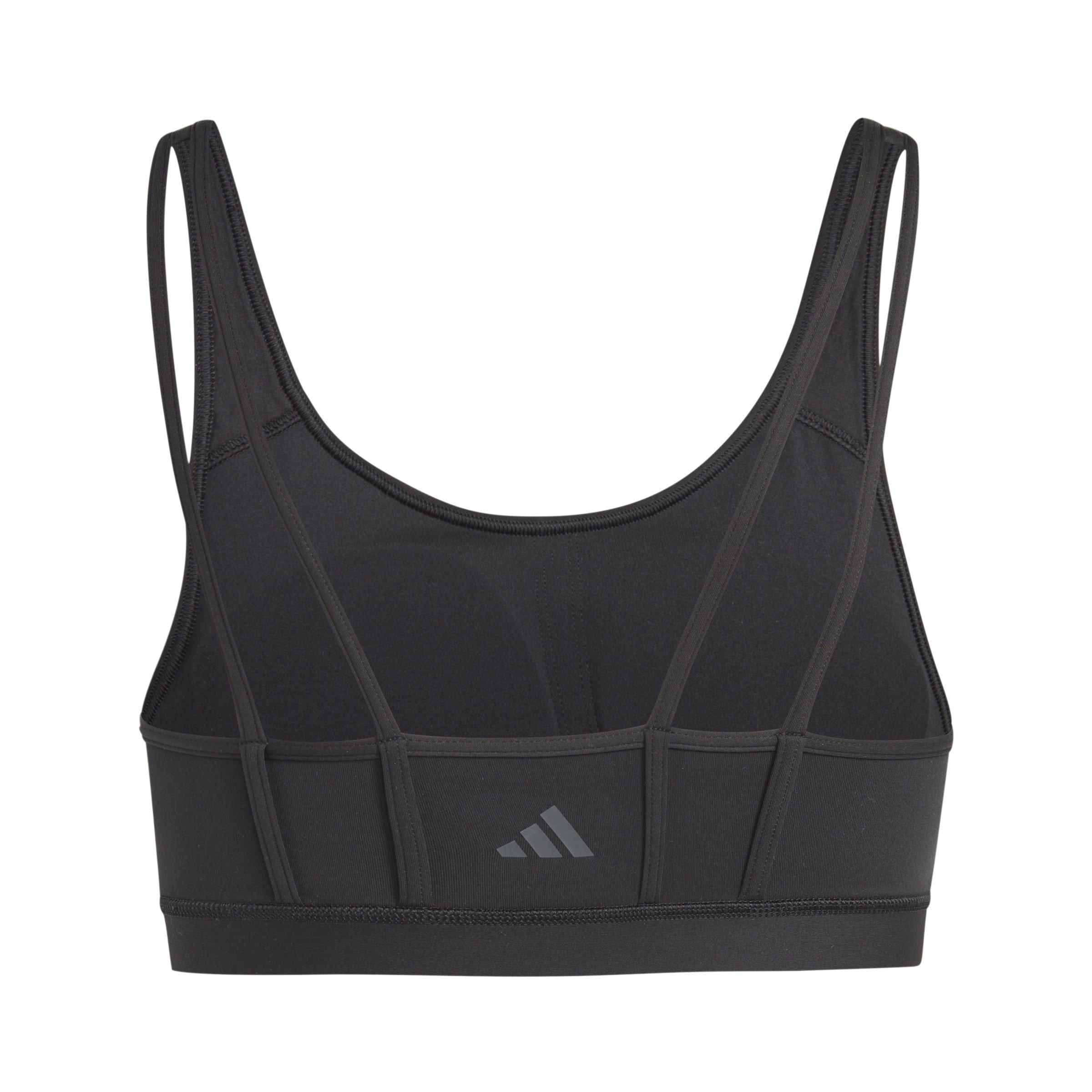 Black - adidas - adidas All Me Essentials Medium-Support Bra - 2