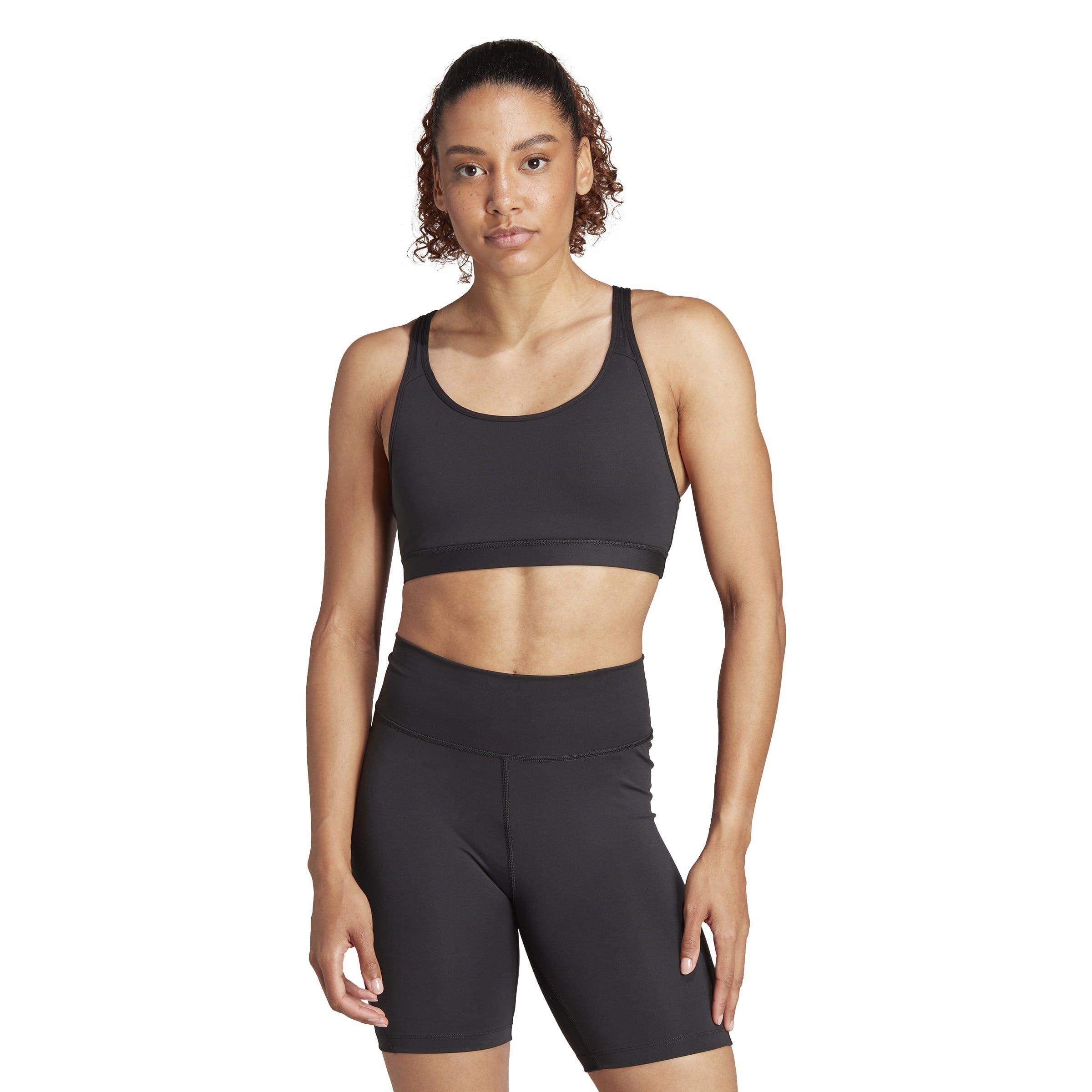 Black - adidas - adidas All Me Essentials Medium-Support Bra - 3