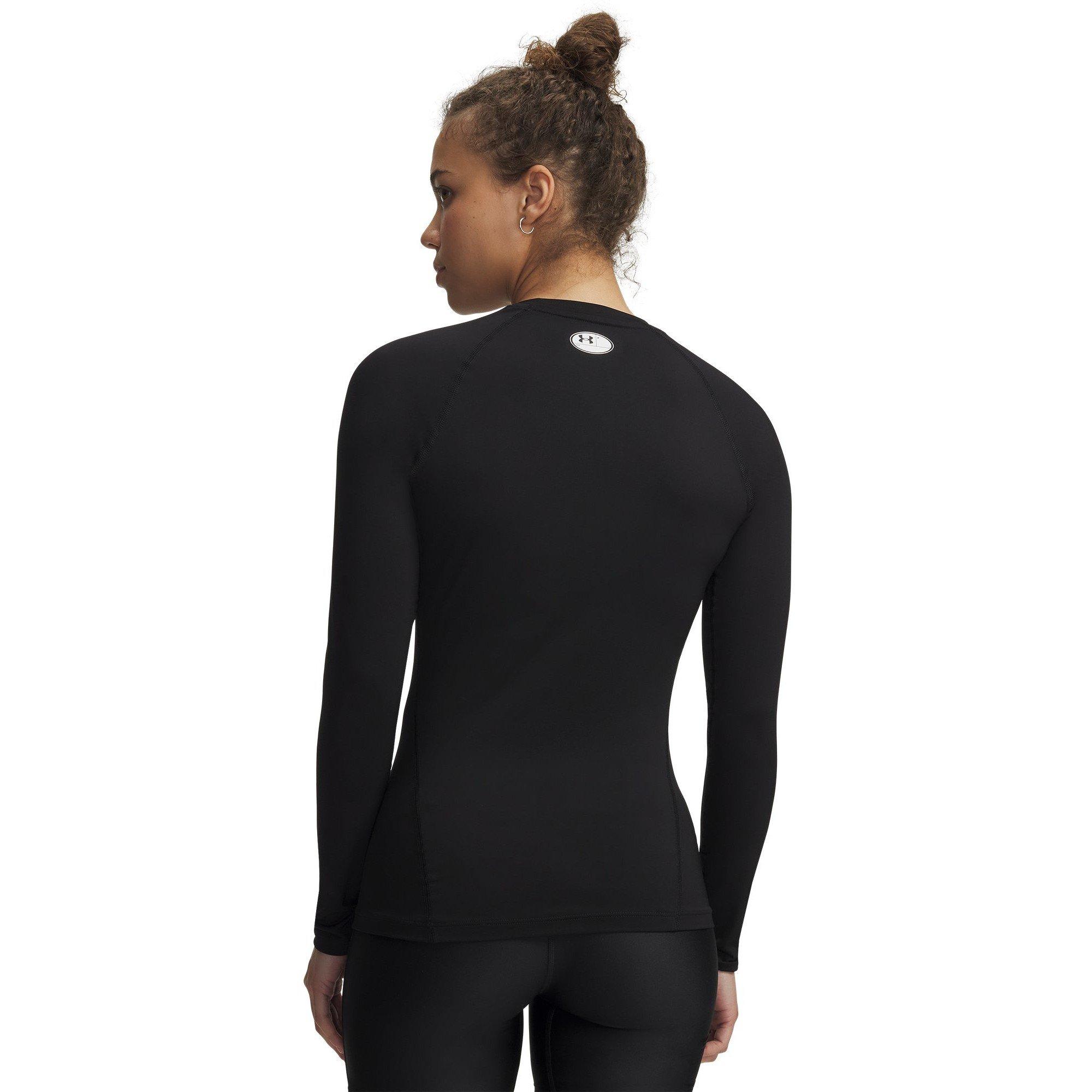 Ulti Black/Wht - Under Armour - Women's Long Sleeve Performance Gym Top - 2