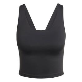 adidas All Me Medium-Support Long Line Bra Tank Top Womens