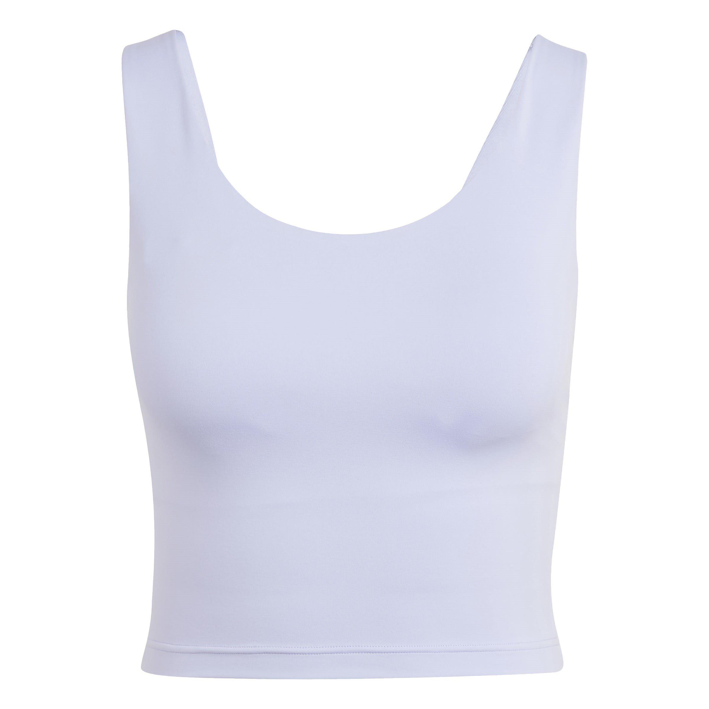 Violet Tone - adidas - All Me Medium-Support Long Line Bra Tank Top Womens - 1