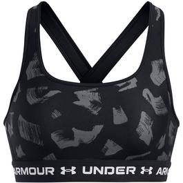 Under Armour Crossback Printed Womens Medium Support Sports Bra