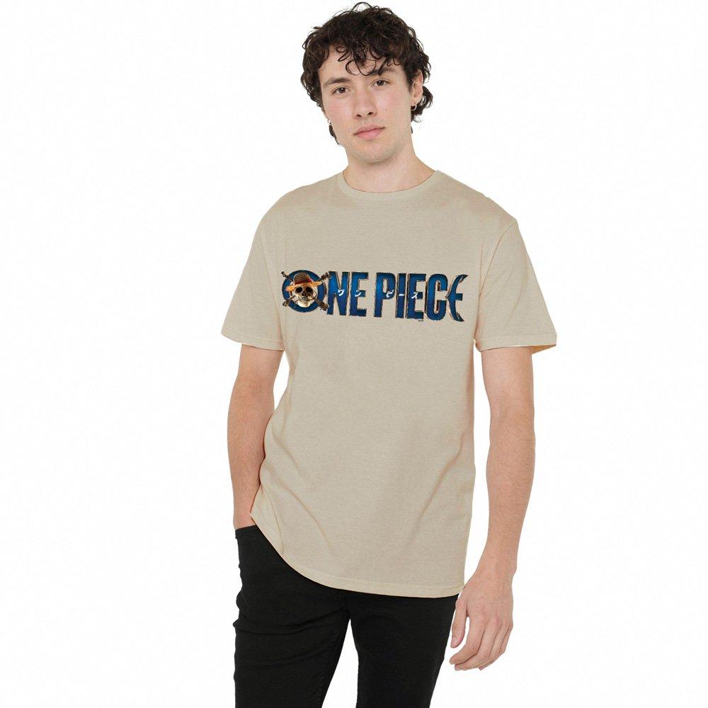 One Piece Men's Live Action Logo T-Shirt - Stone - XL