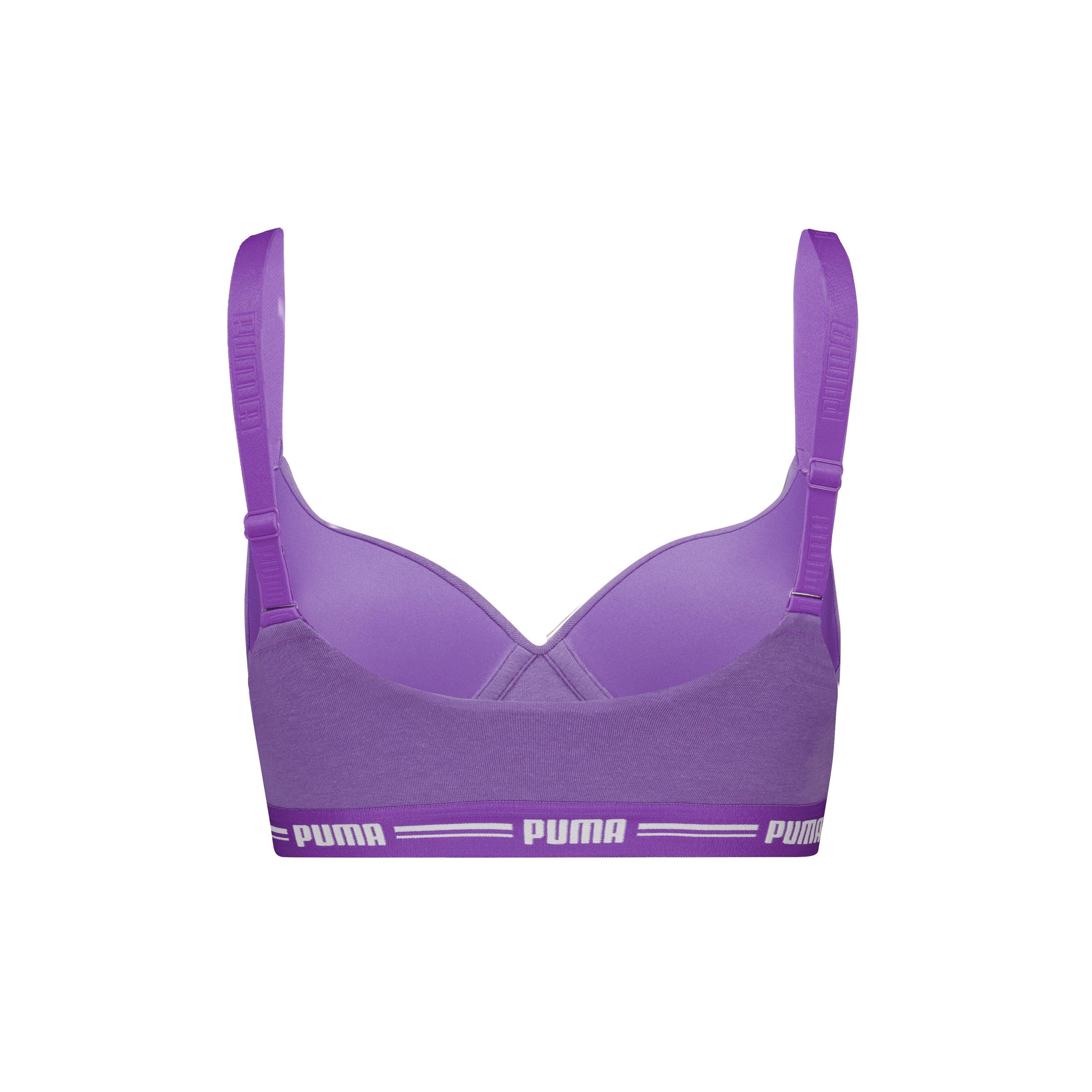 Astor Purple - Puma - Print Low Impact Sports Bra - 2