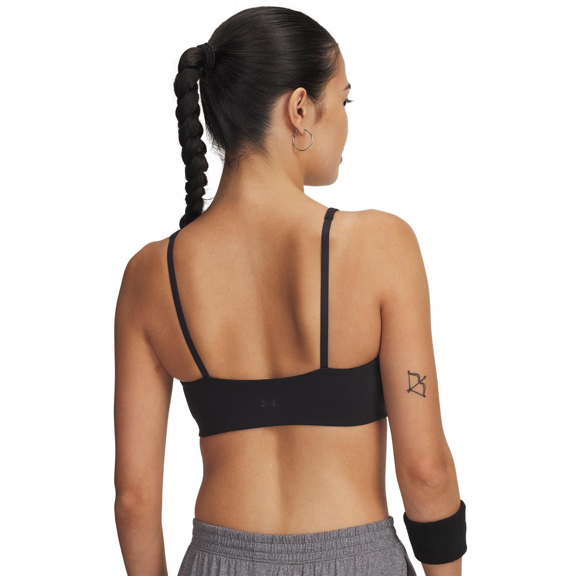 Schwarz - Under Armour - Women's Non Wired Low Impact Sports Bra - 4