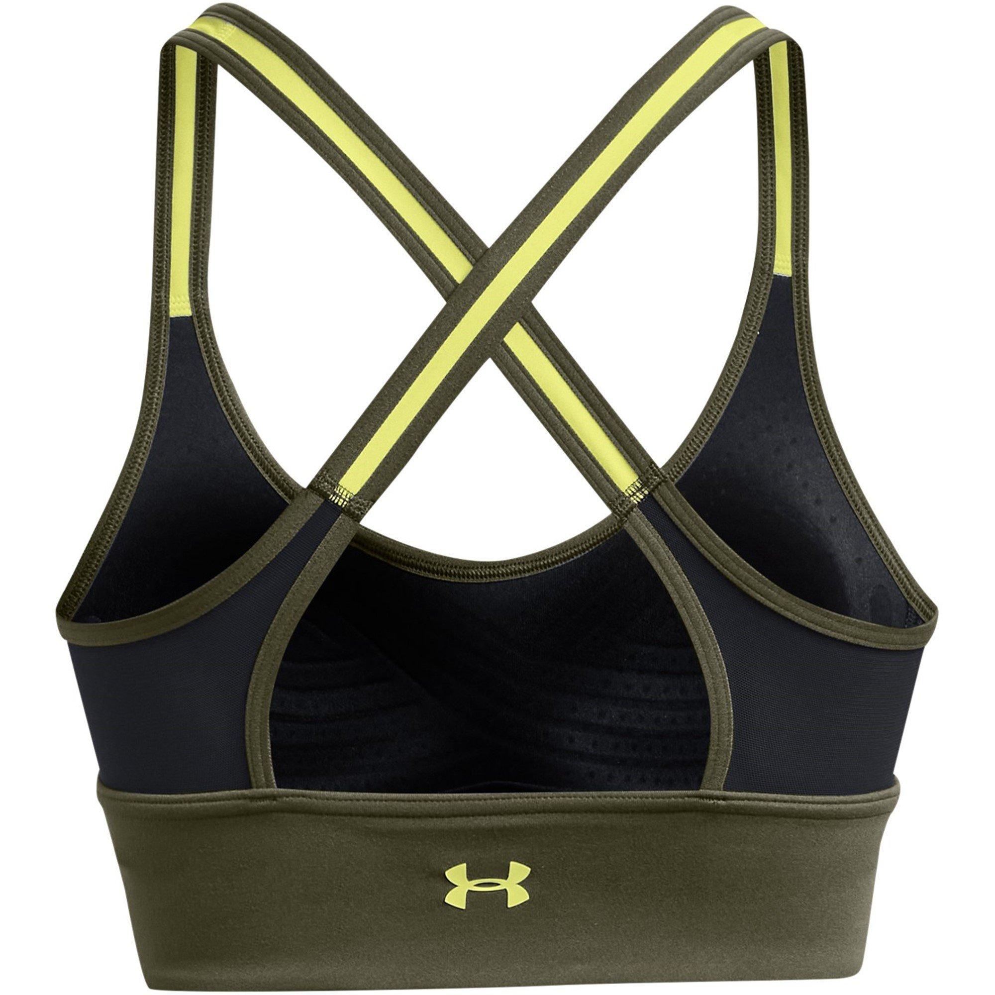 Black - Under Armour - Medium Impact Sports Bra - 2