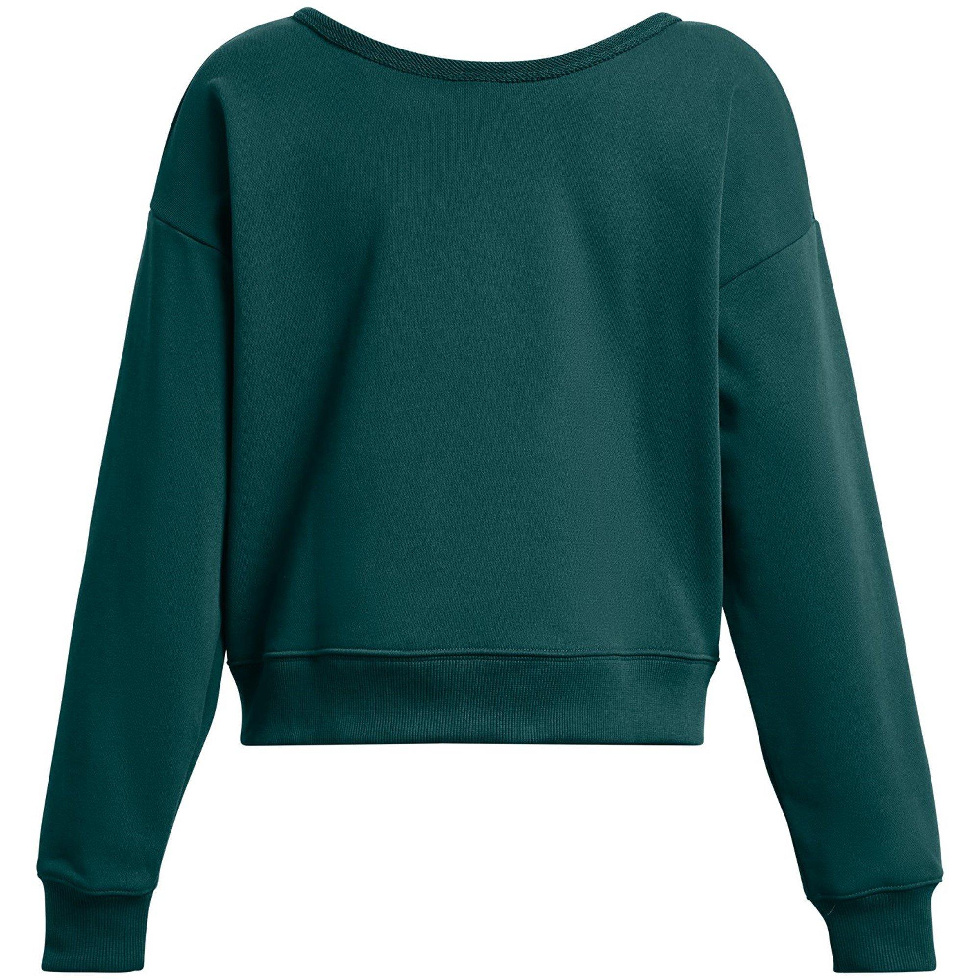 Blå - Under Armour - Heavyweight Terry Long-Sleeve Crew Sweatshirt - 2