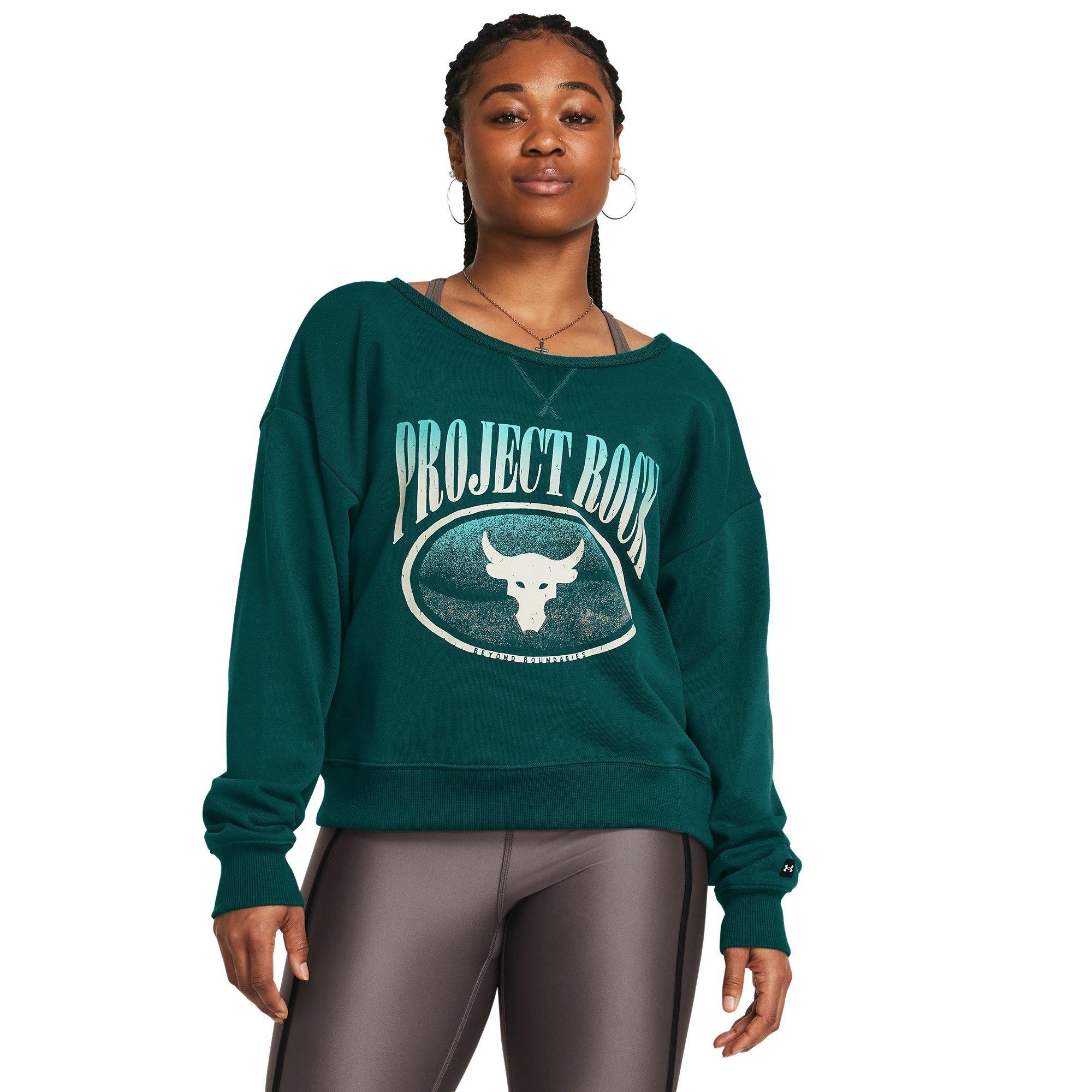 Blå - Under Armour - Heavyweight Terry Long-Sleeve Crew Sweatshirt - 3