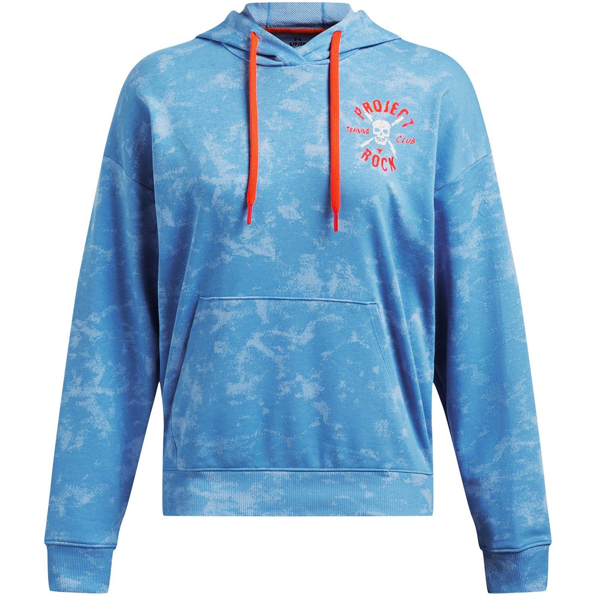 Blue - Under Armour - Women's Underground Terry Performance Hoodie - 1