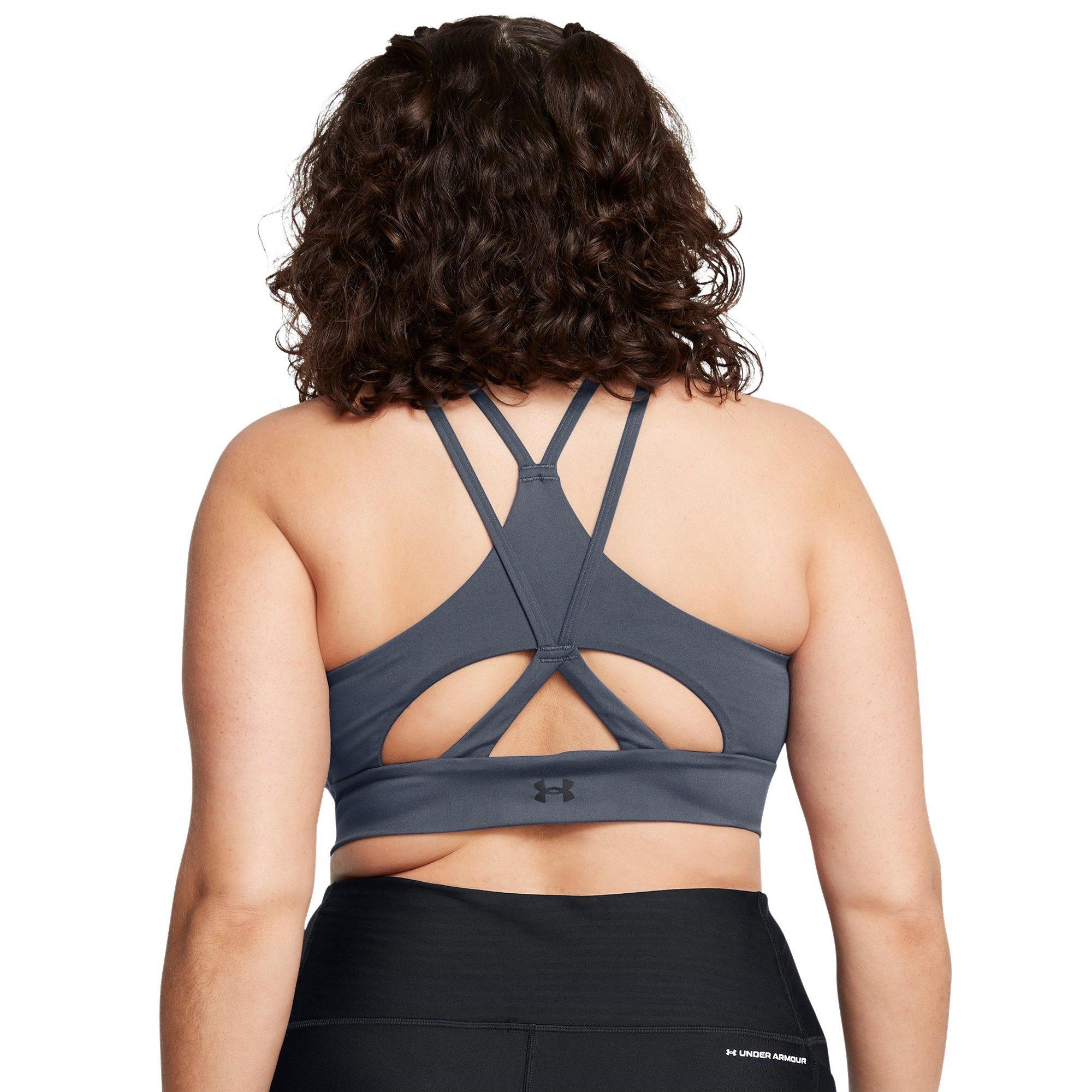 Grises - Under Armour - Women's Medium Impact Sports Bra - 14