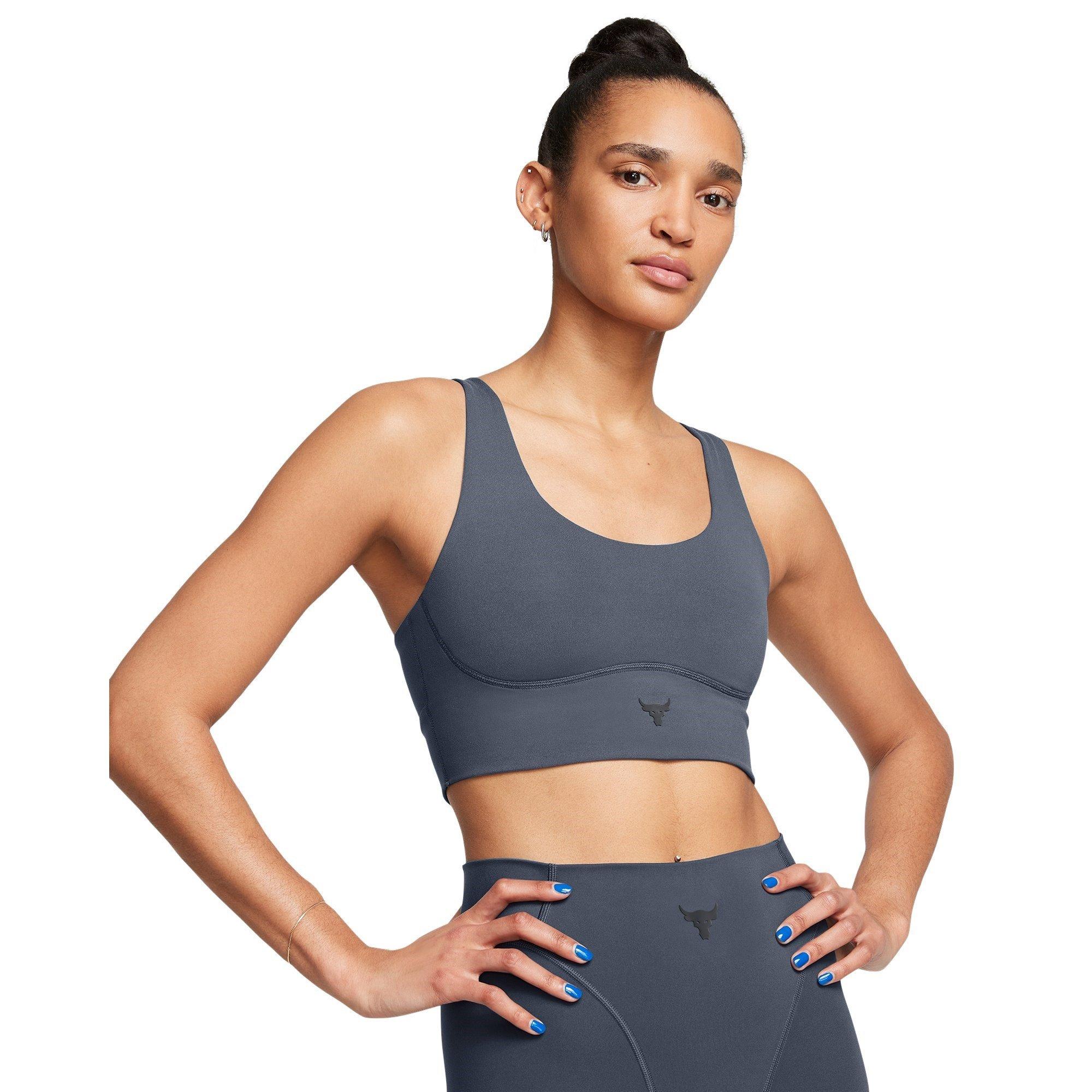 Grises - Under Armour - Women's Medium Impact Sports Bra - 3
