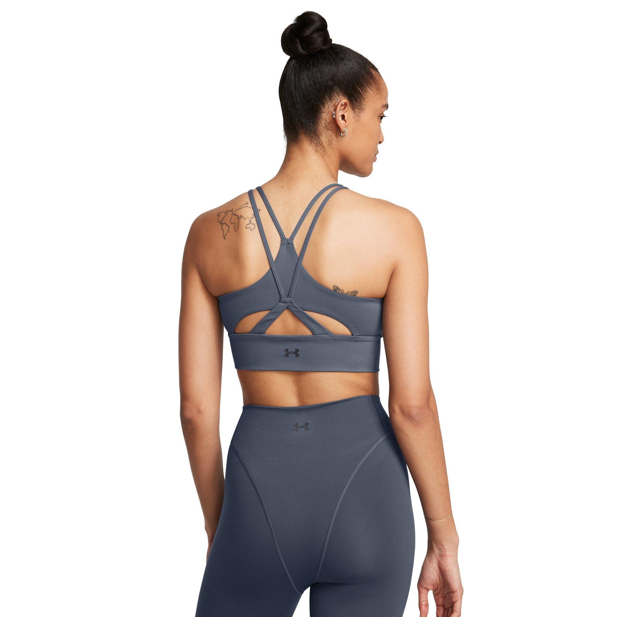 Grises - Under Armour - Women's Medium Impact Sports Bra - 4