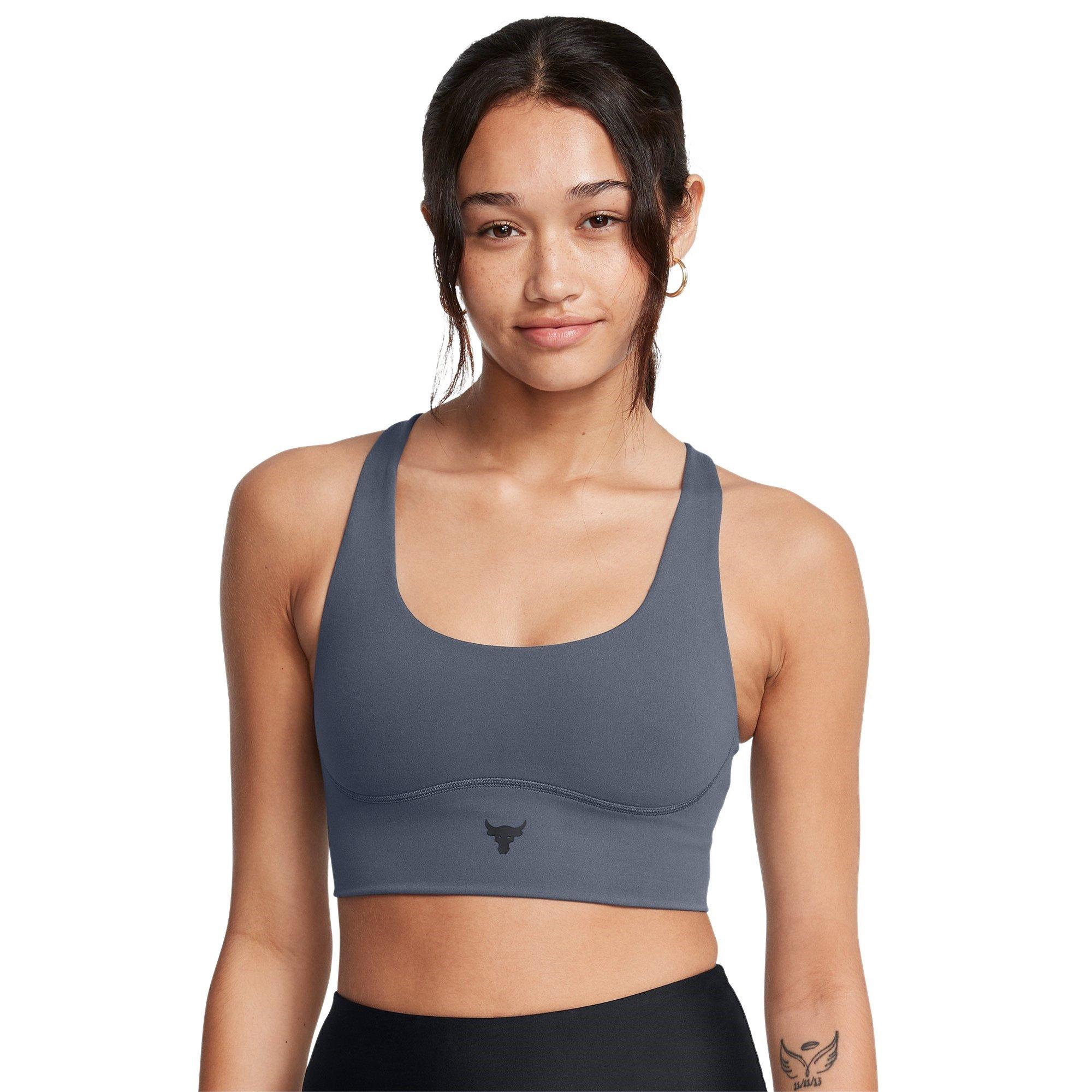 Grises - Under Armour - Women's Medium Impact Sports Bra - 5