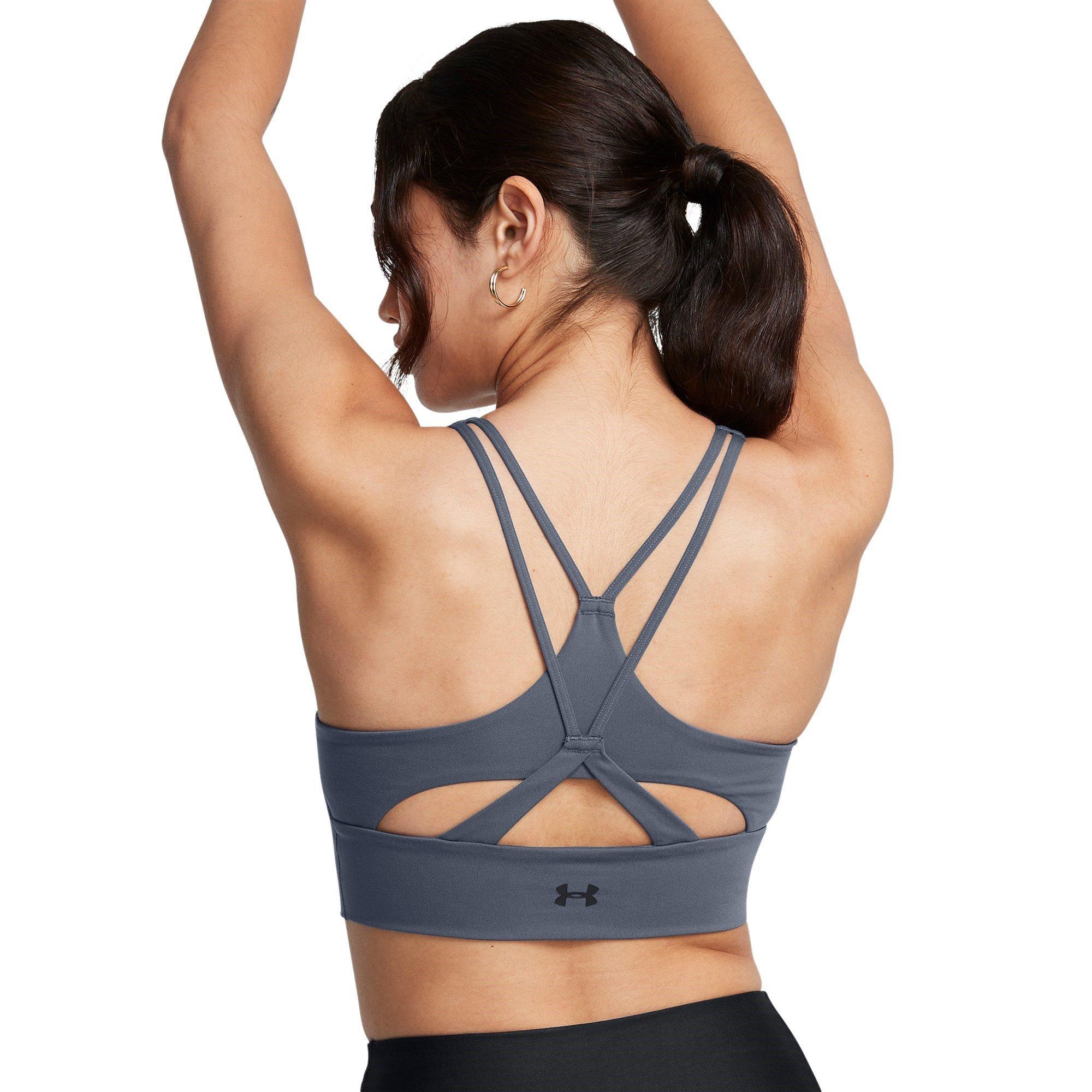 Grises - Under Armour - Women's Medium Impact Sports Bra - 6