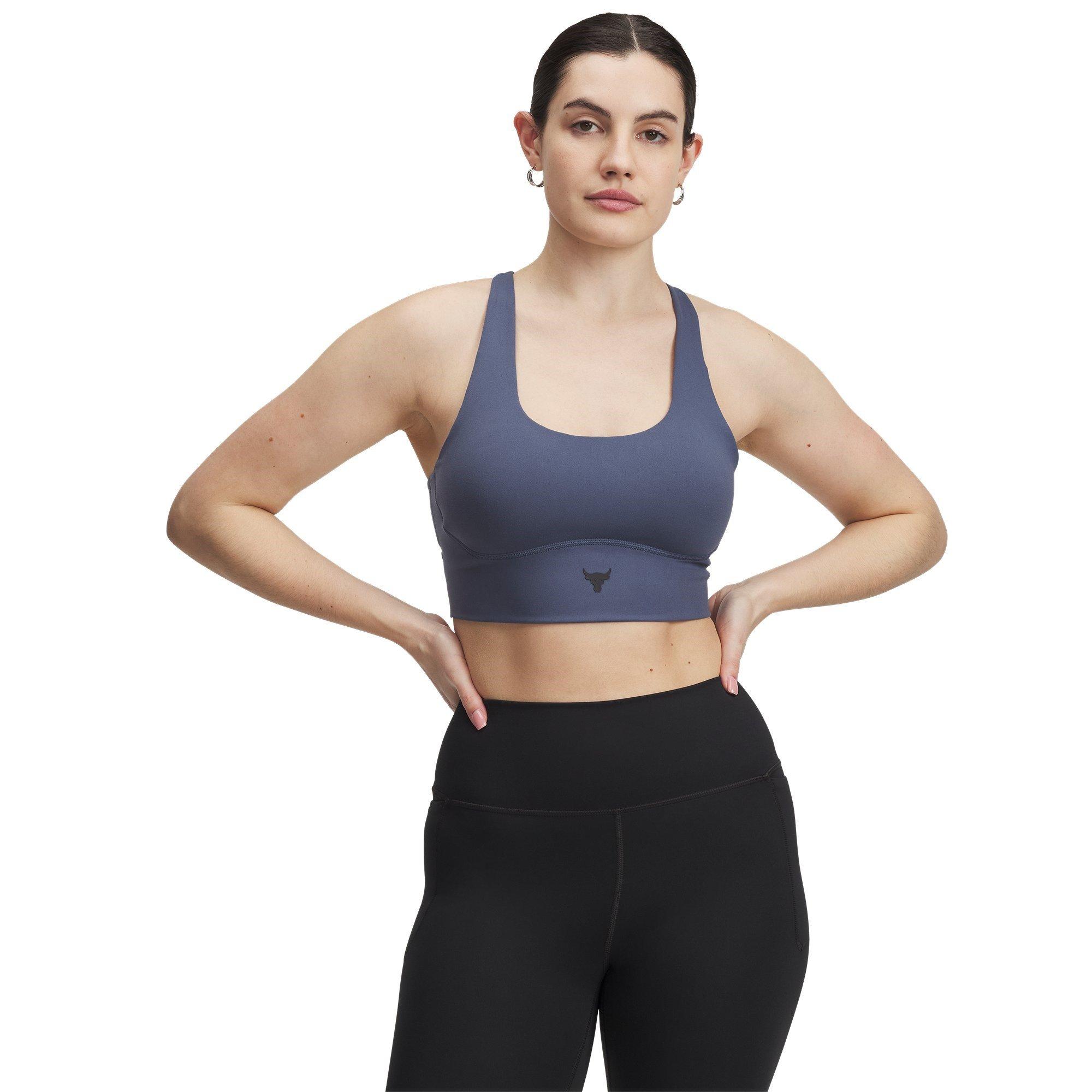 Grises - Under Armour - Women's Medium Impact Sports Bra - 7
