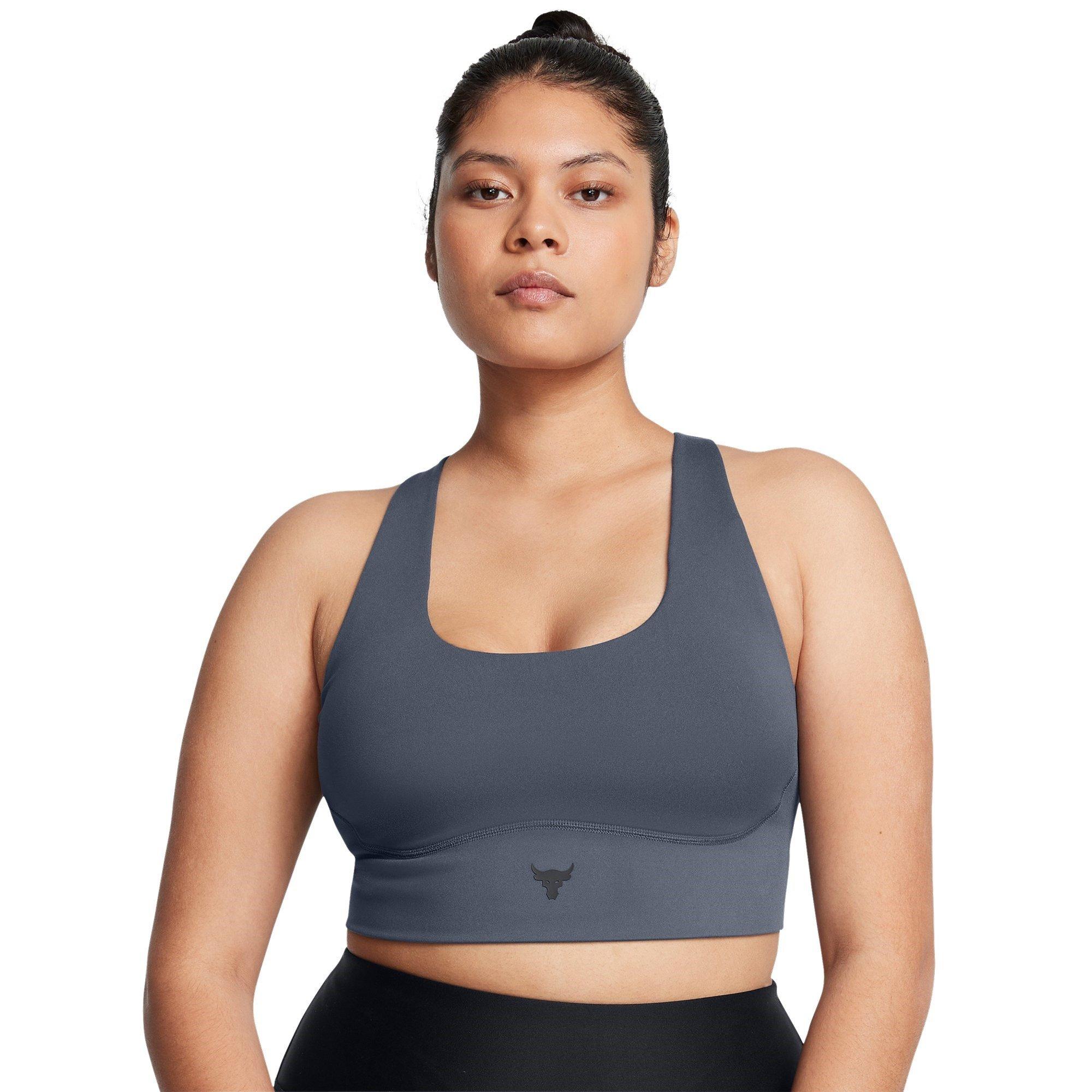 Grises - Under Armour - Women's Medium Impact Sports Bra - 9