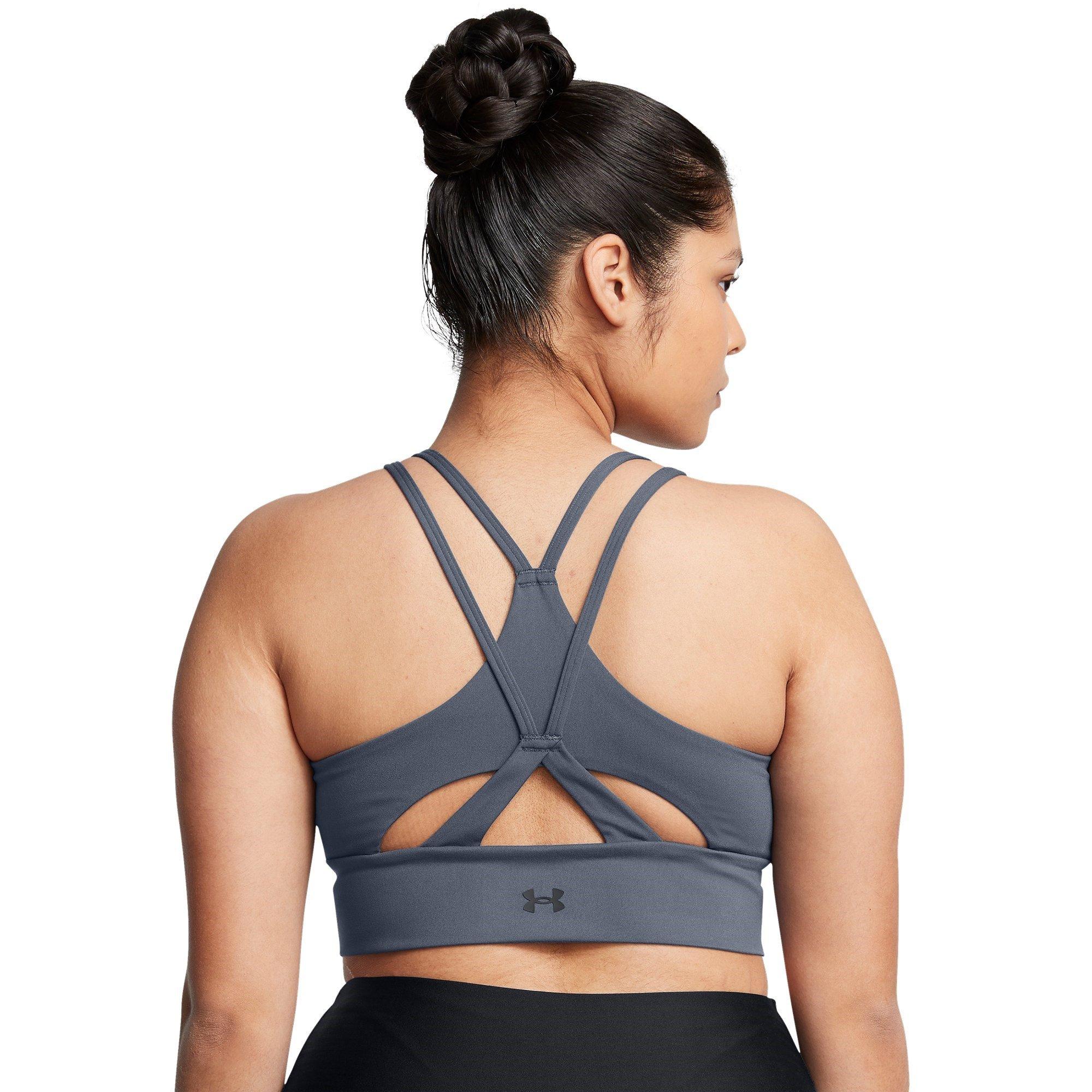 Grises - Under Armour - Women's Medium Impact Sports Bra - 10